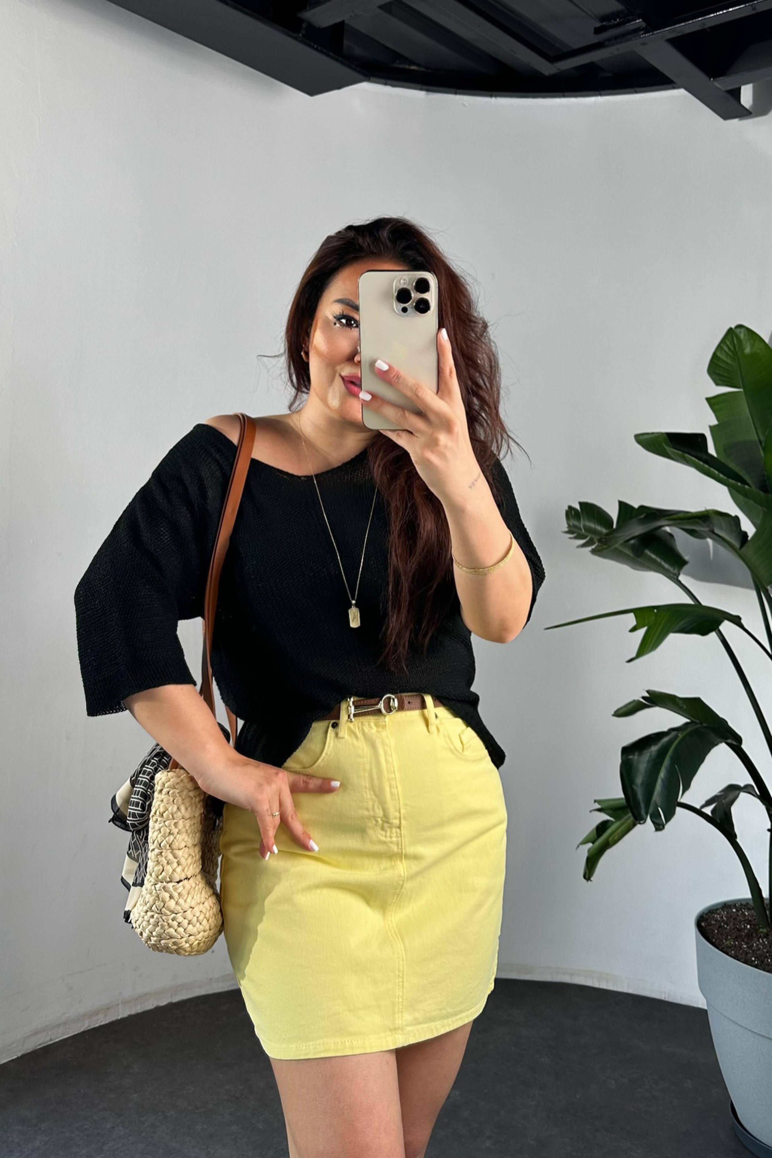 Premium Kalite Elit Triko Merserize Bluz Siyah