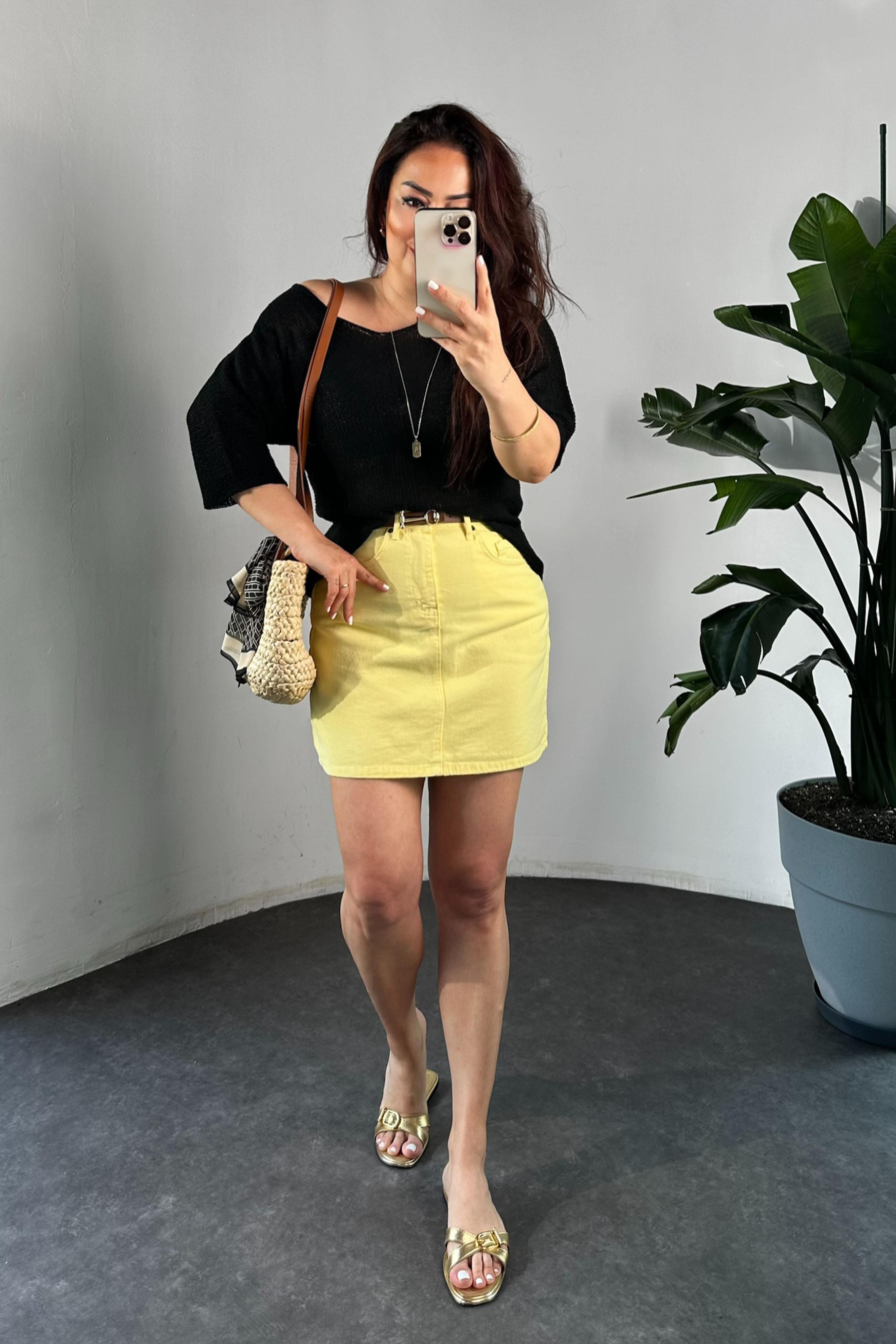 Premium Kalite Elit Triko Merserize Bluz Siyah