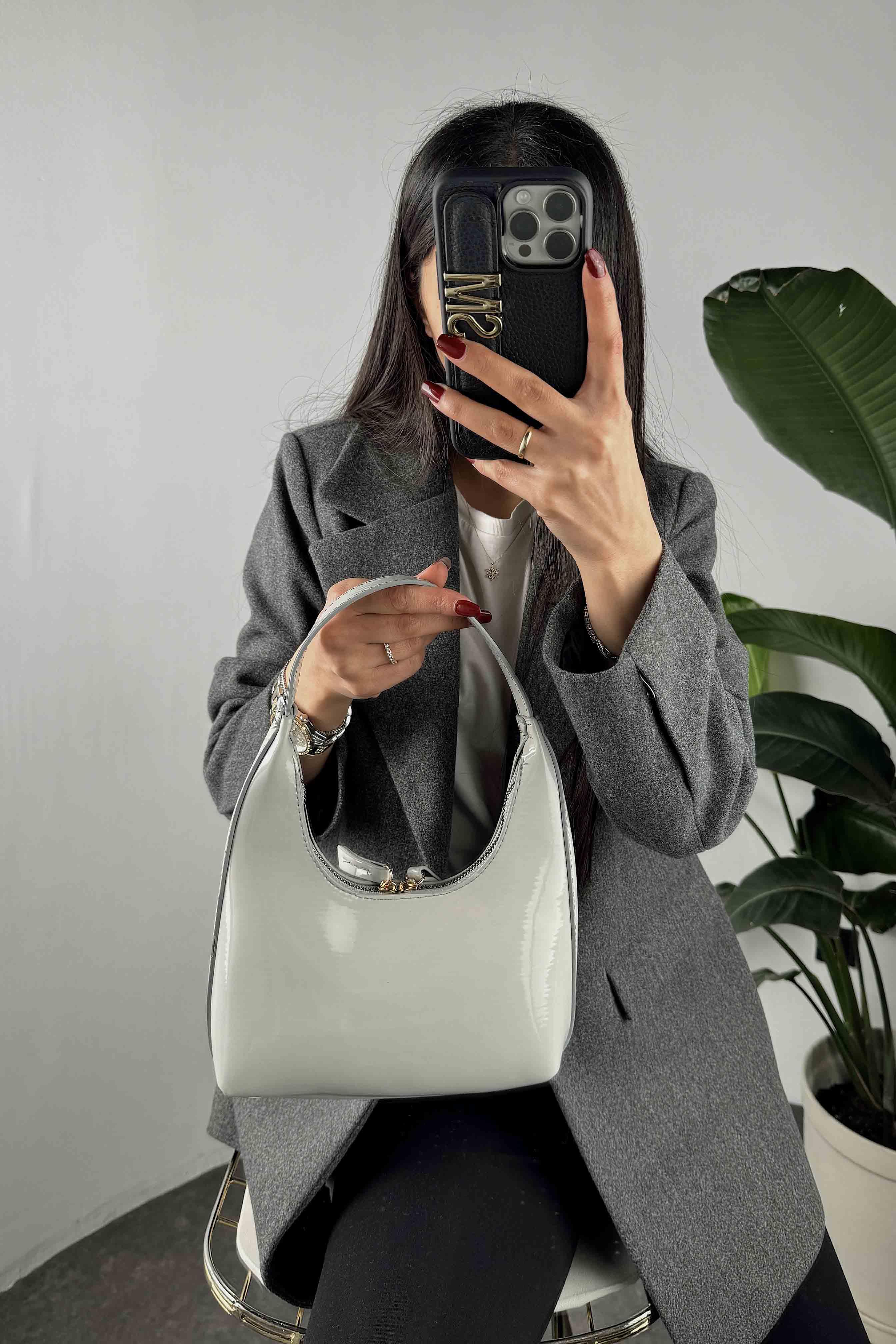 Rugan Cherry Çanta Gri