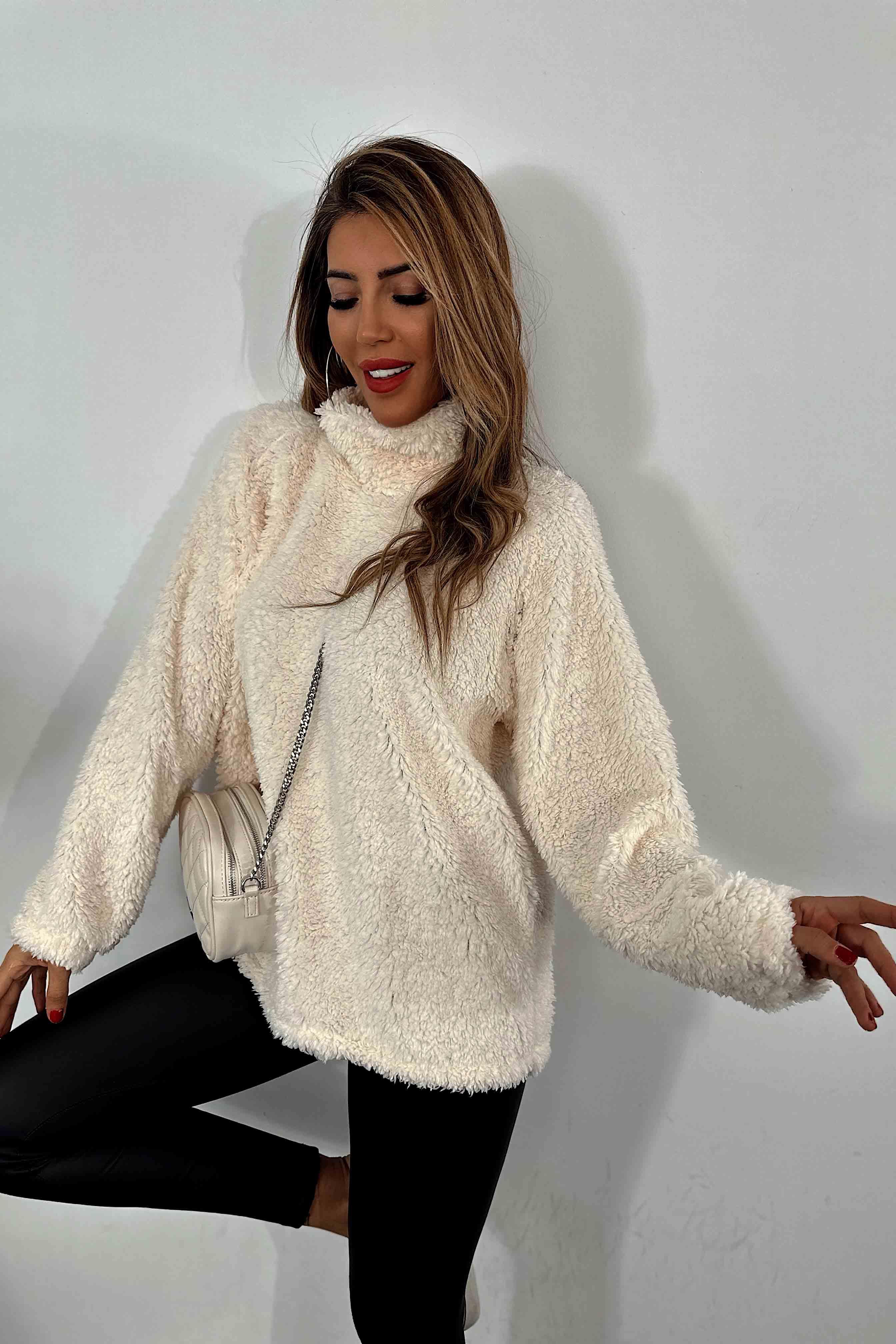 Teddy Polar Sweat Ekru