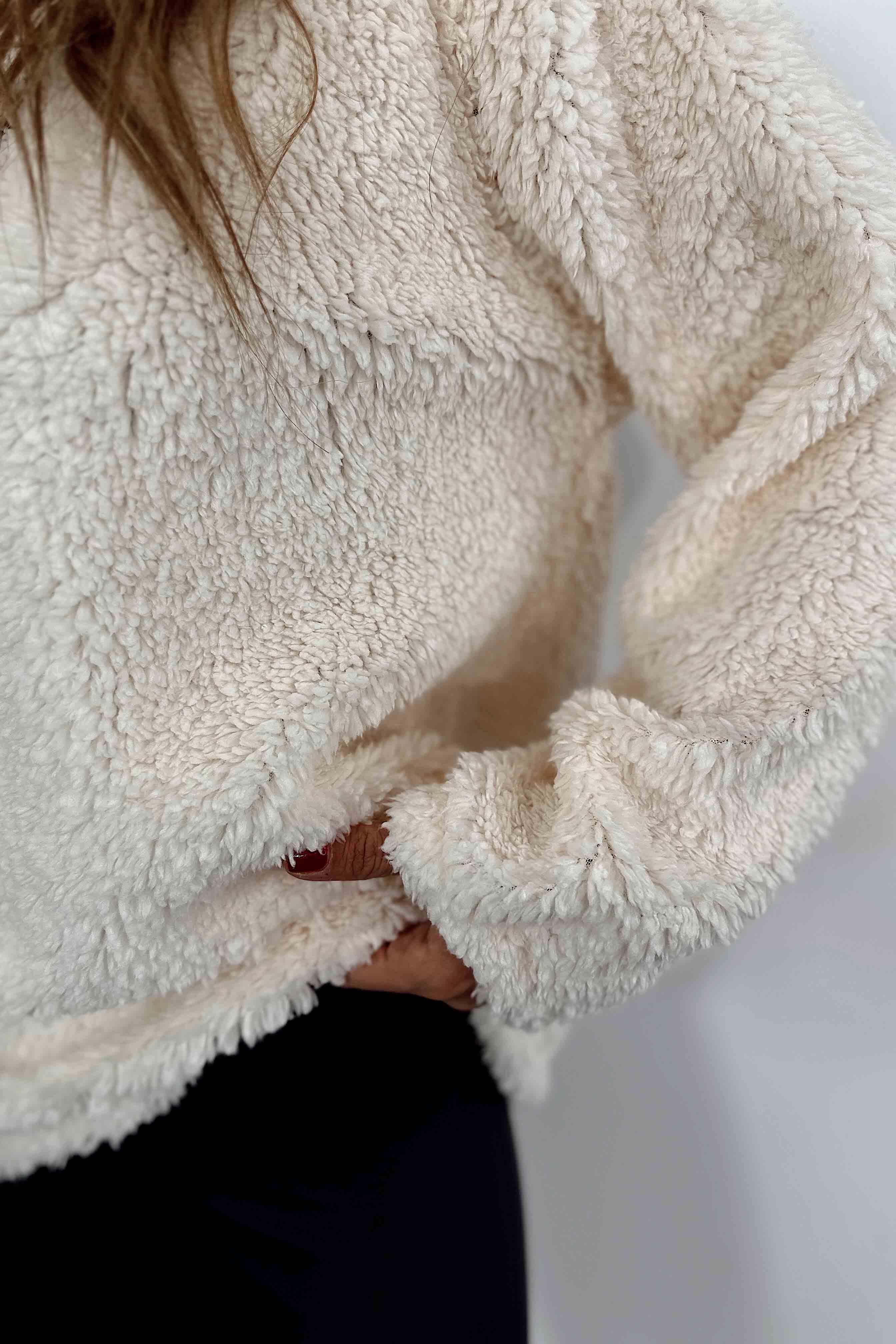 Teddy Polar Sweat Ekru