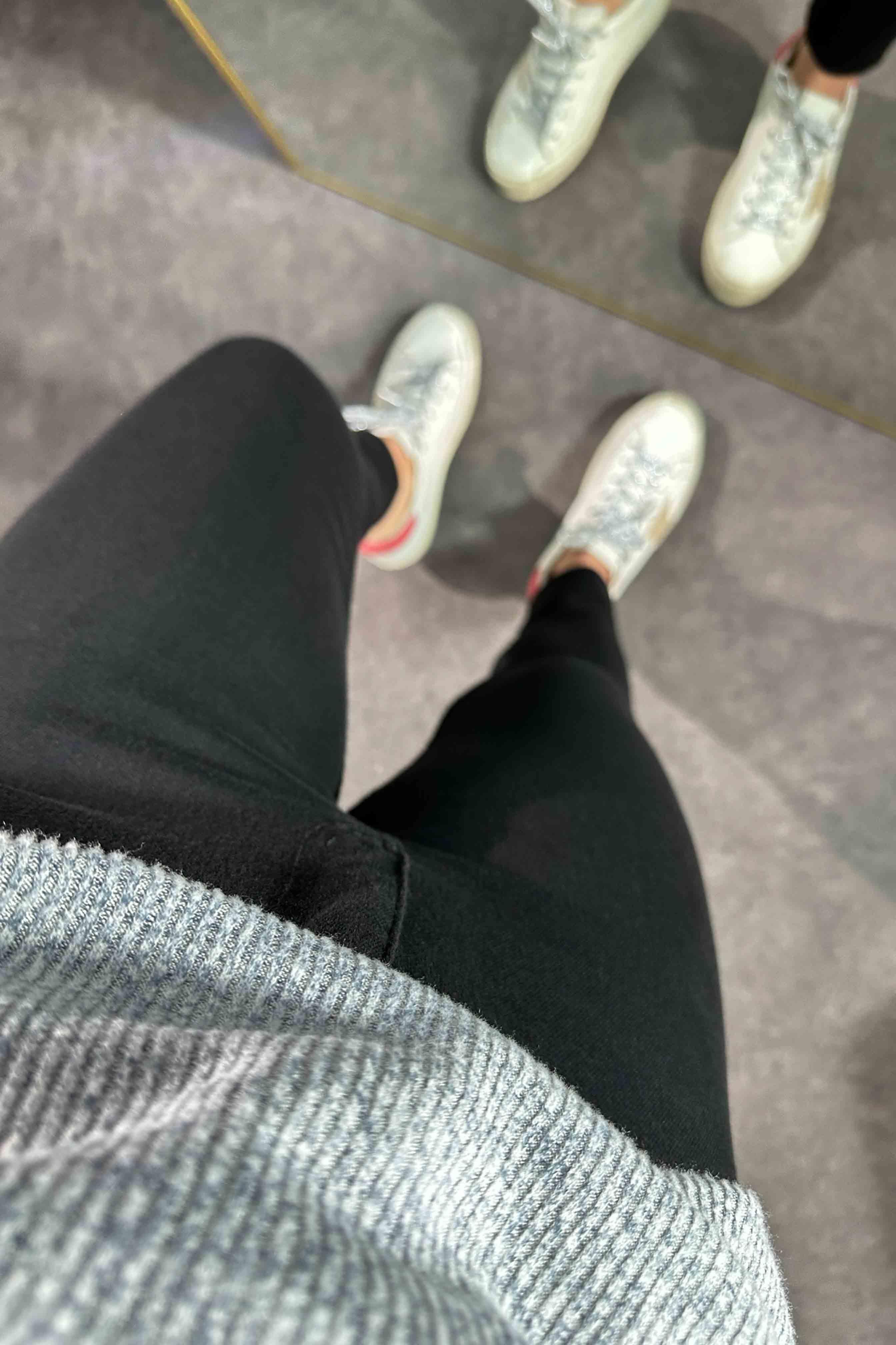 Yüksek Bel Dar Paça Jean Pantolon Siyah