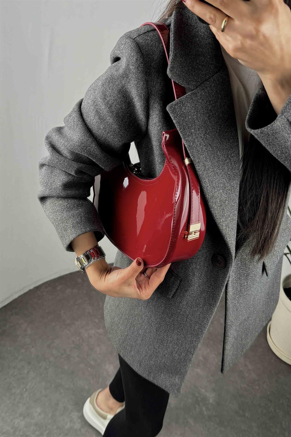 Ayarlanabilir Cherry Rugan Çanta Bordo