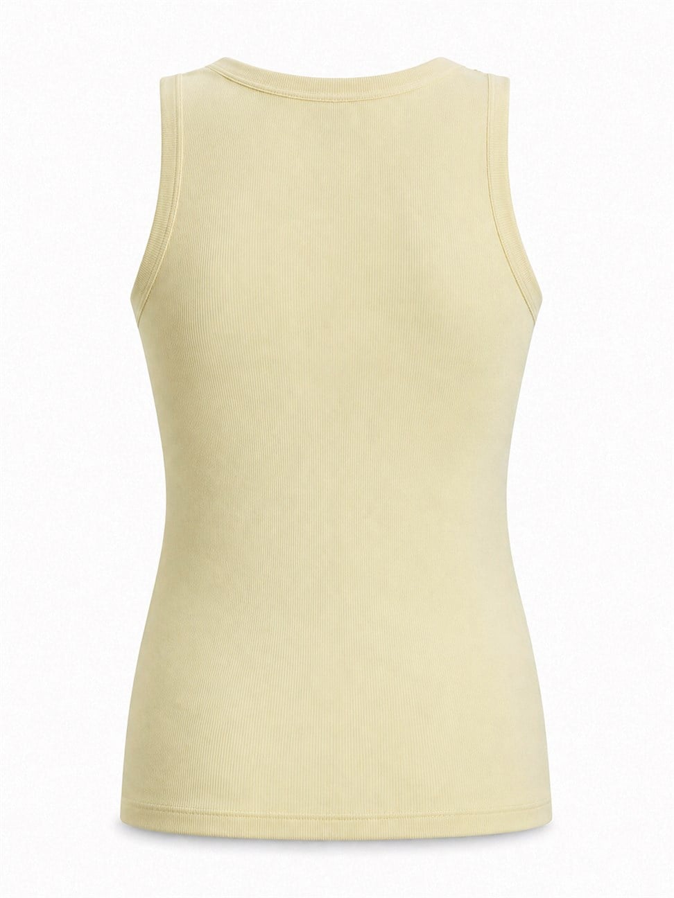 Damla Taş Detaylı Fitilli Basic Bluz Sarı