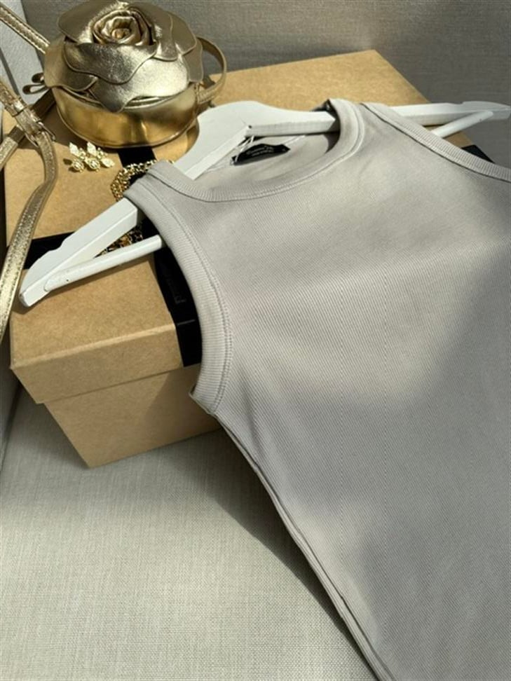 Fitilli Halter Yaka Atlet Taş