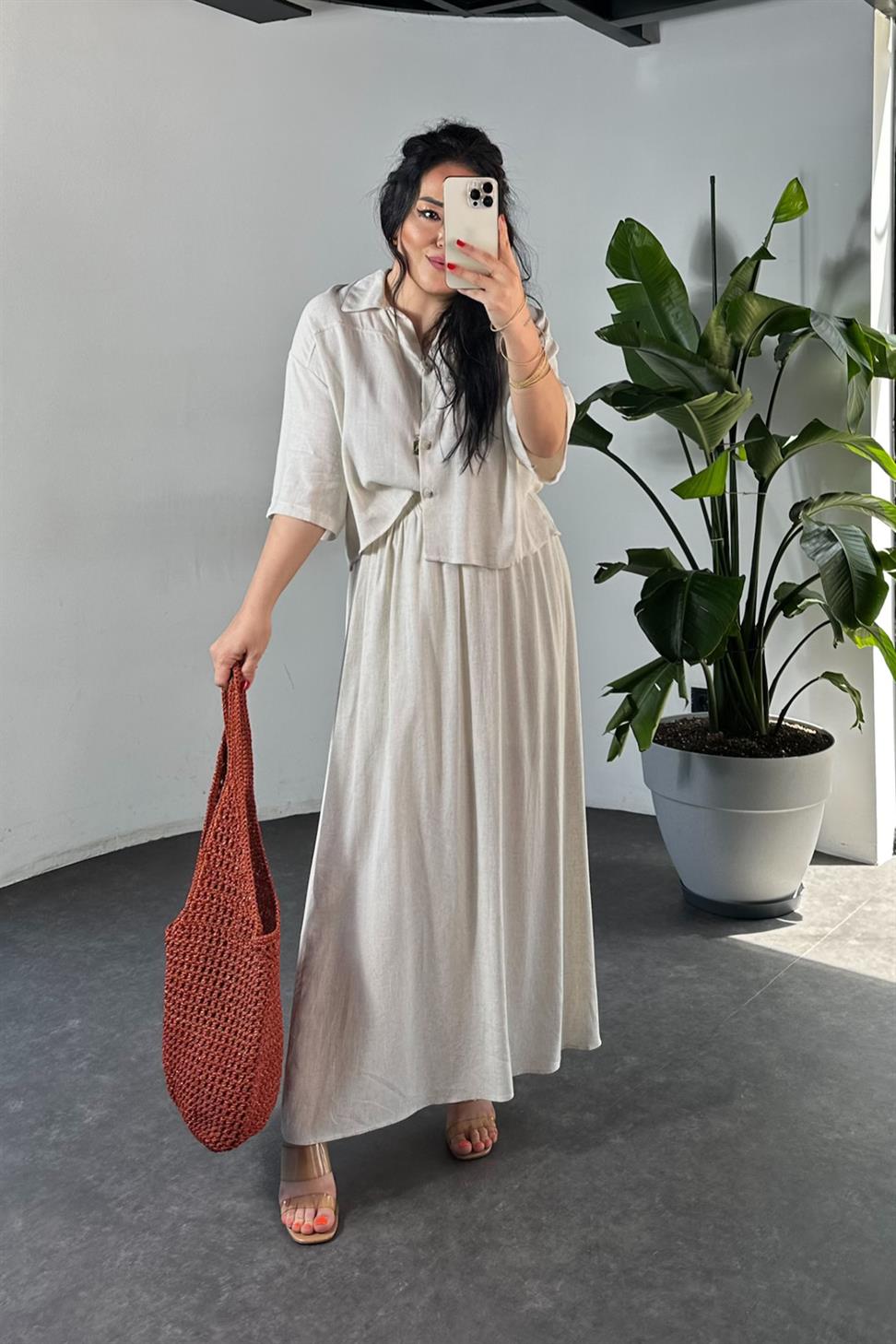 Ham Keten Lüxs Kalite İkili Takım Taş