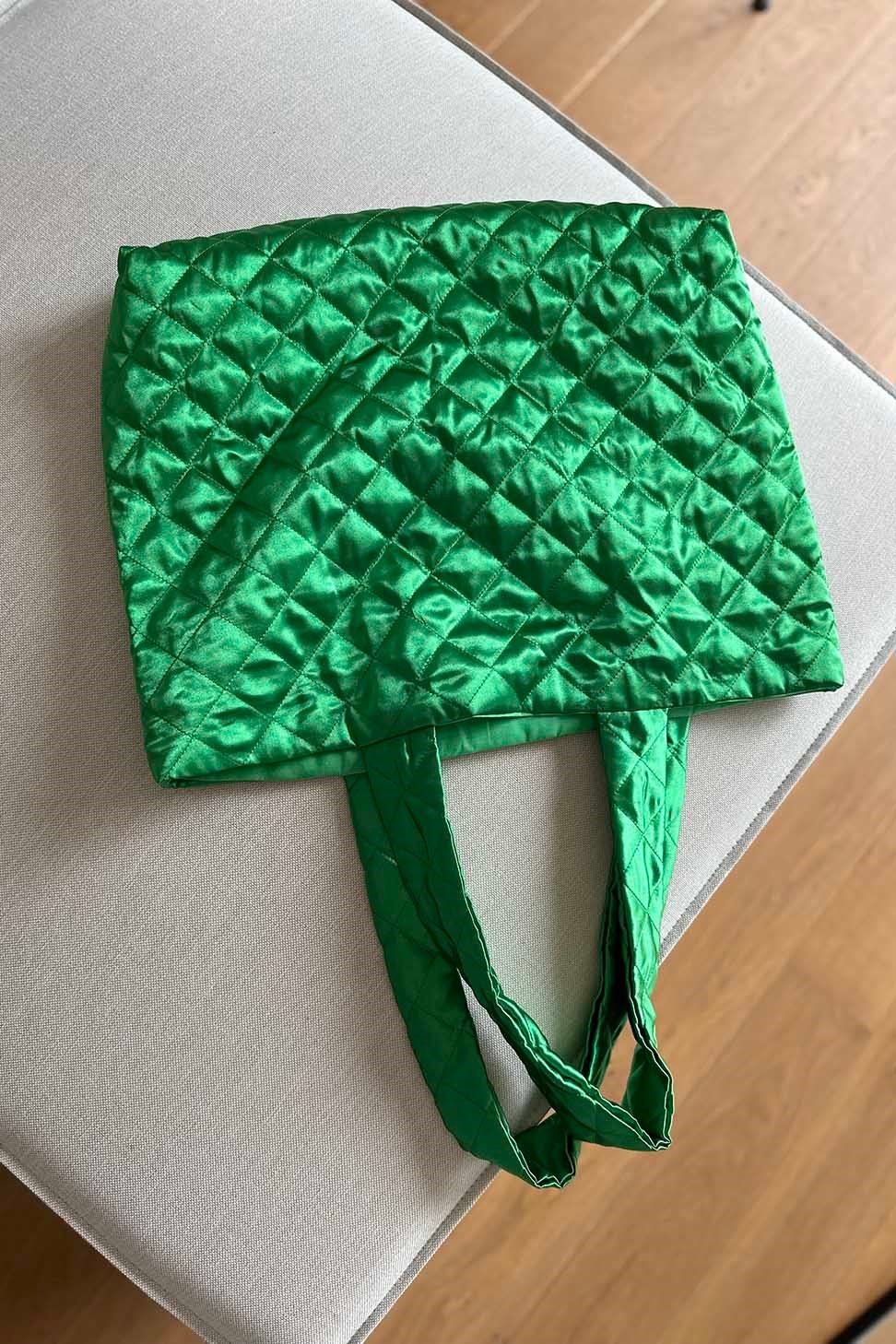 Kapitone Kadın Çanta Zümrüt Yeşili Yeşil