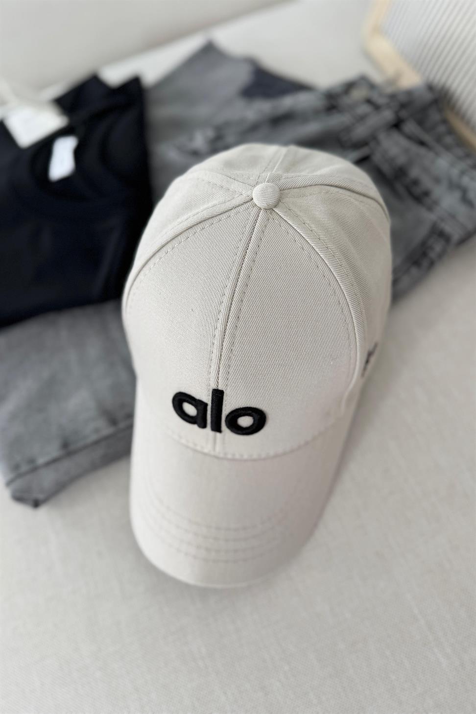 Marka Muadil Logo Baskılı Unisex Spor Şapka Taş