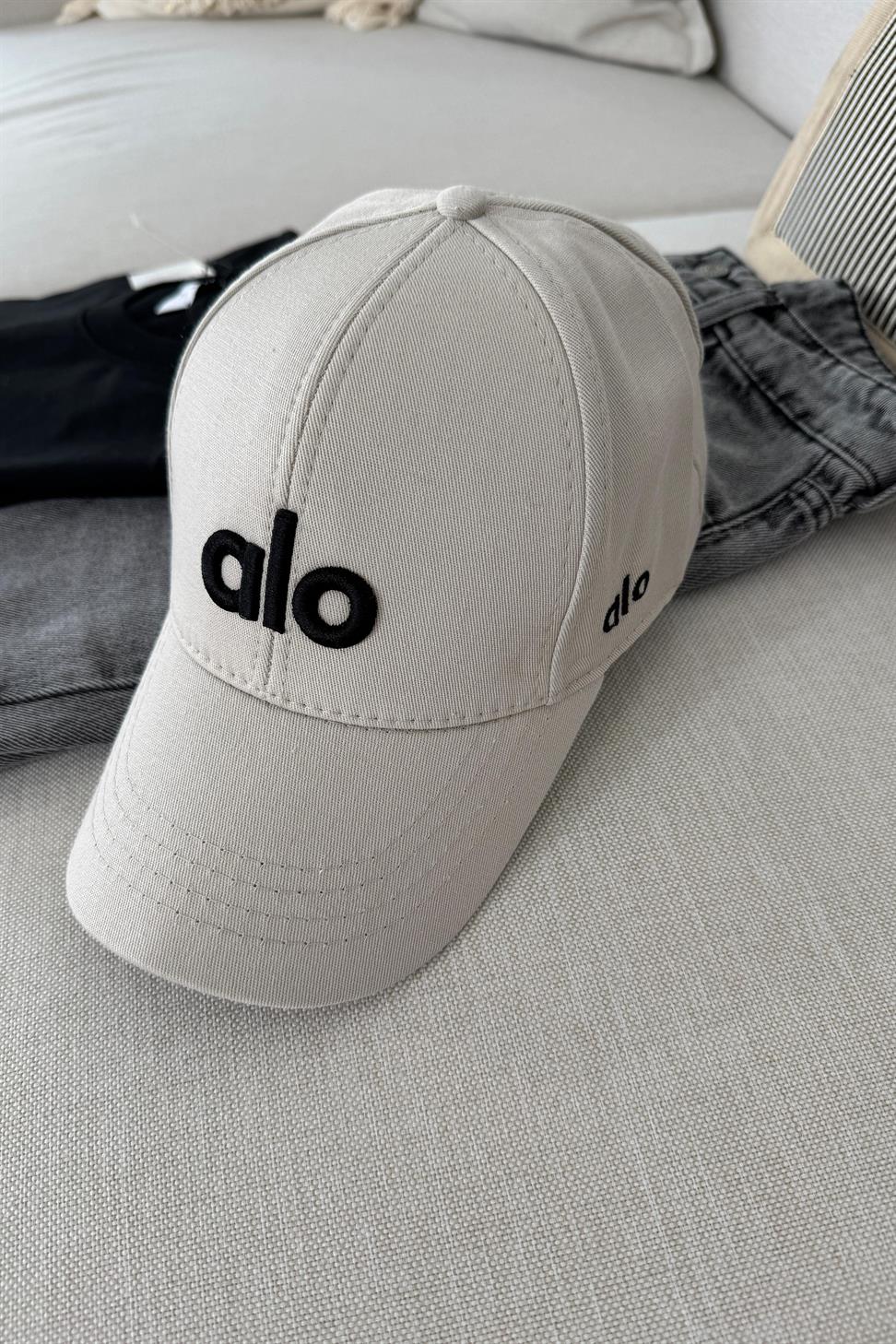 Marka Muadil Logo Baskılı Unisex Spor Şapka Taş