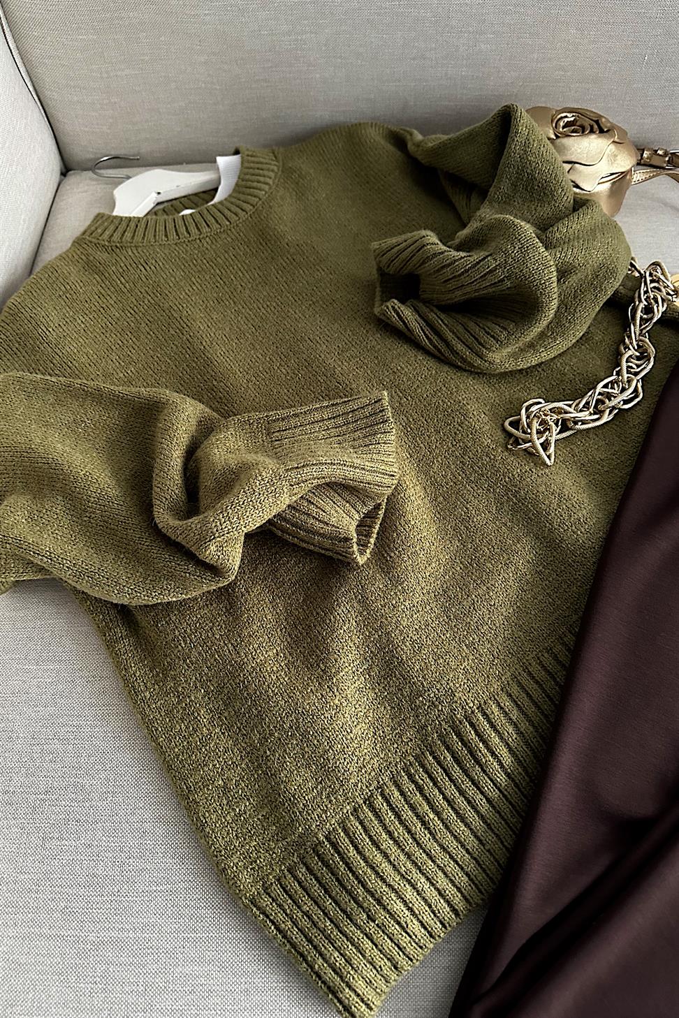 Massi Model Yumoş Basic Salaş Kazak Olive