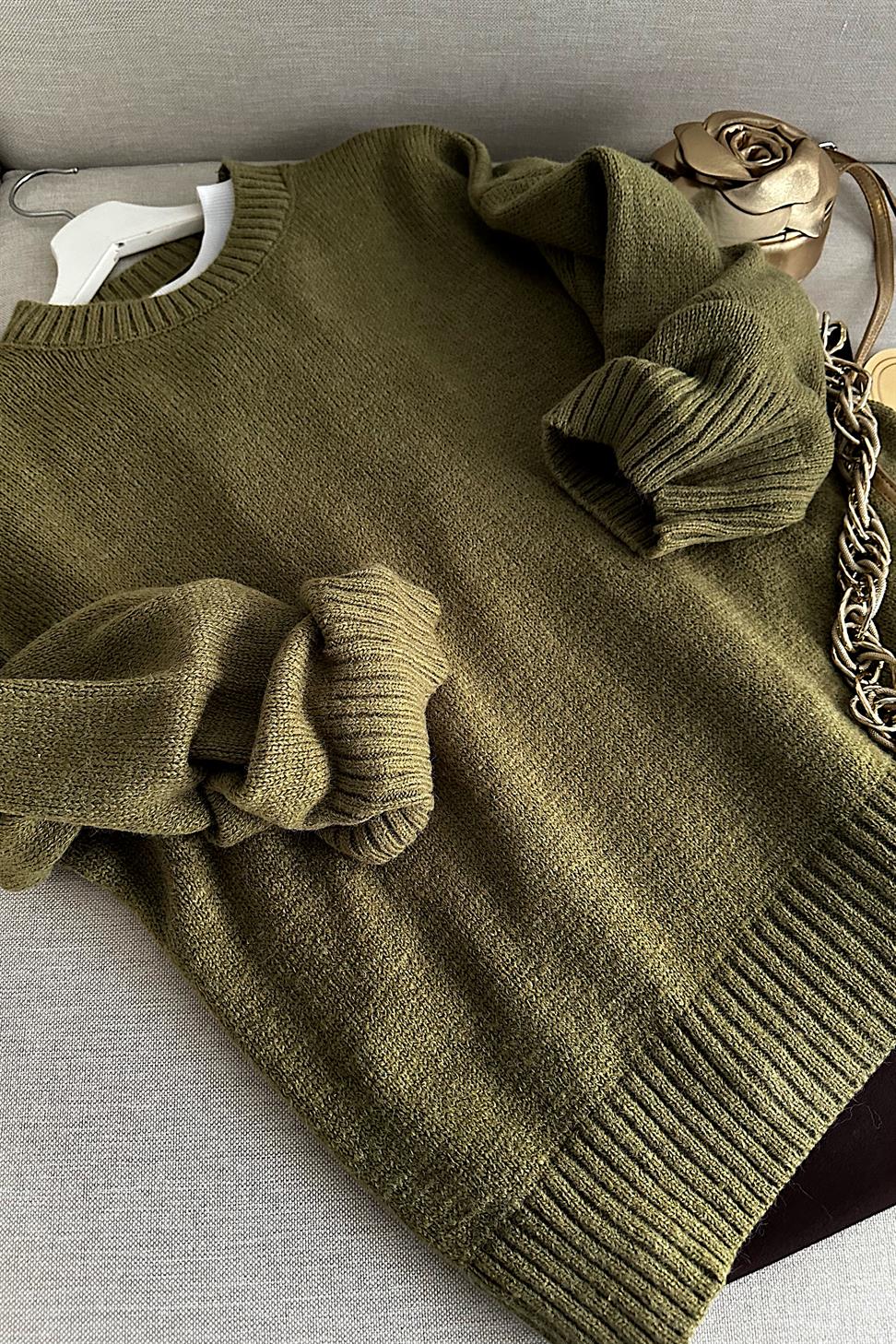 Massi Model Yumoş Basic Salaş Kazak Olive