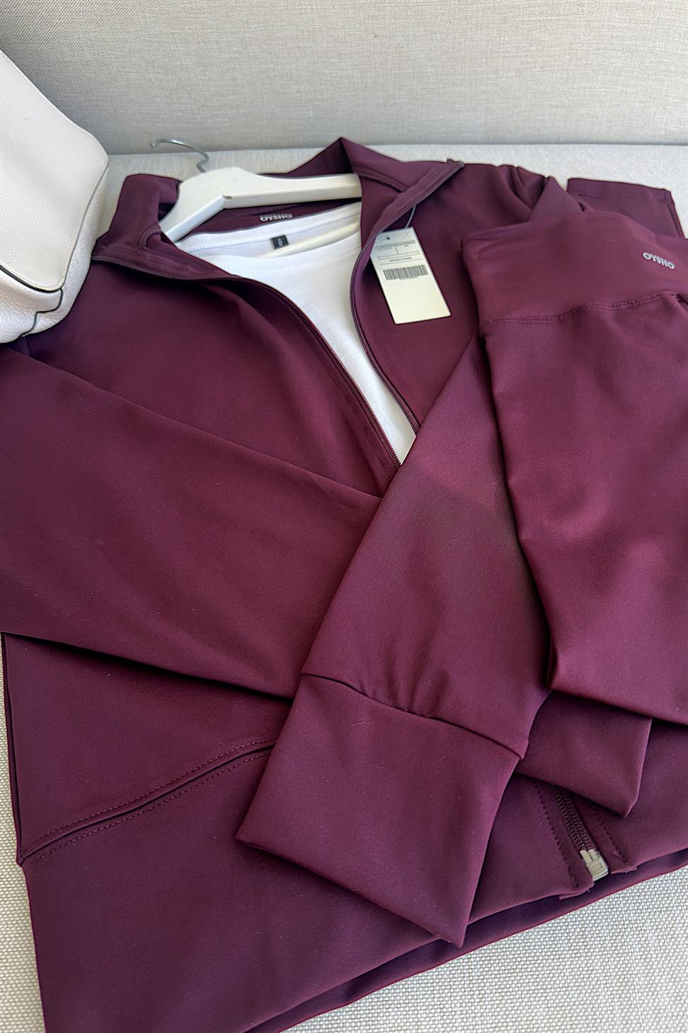 Oysh Marka Likralı İkili Takım Bordo