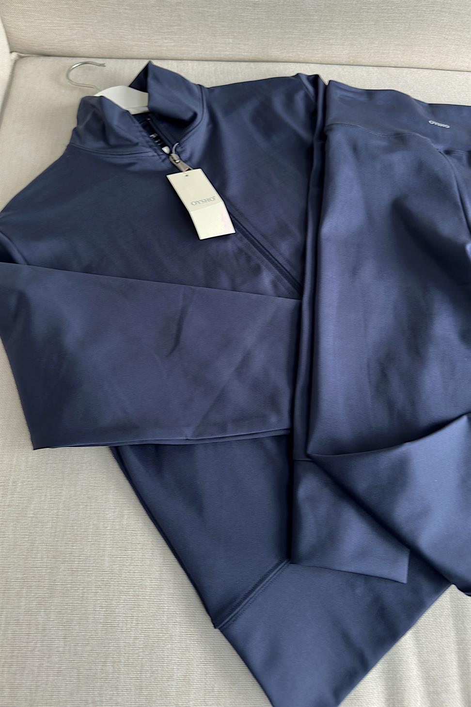 Oysh Marka Likralı İkili Takım İndigo Mavi