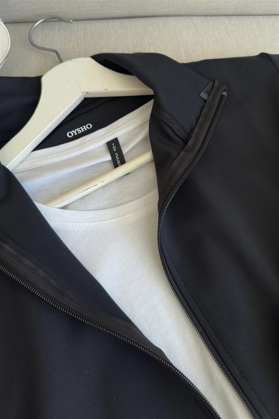 Oysh Marka Likralı İkili Takım Siyah