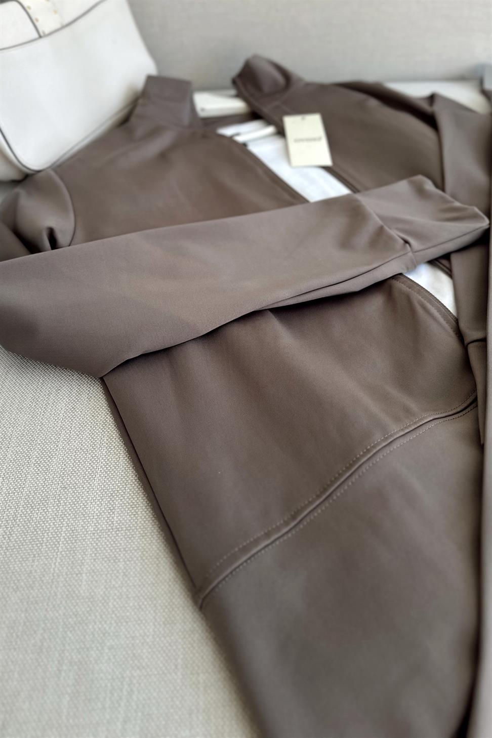 Oysh Marka Likralı İkili Takım Vizon