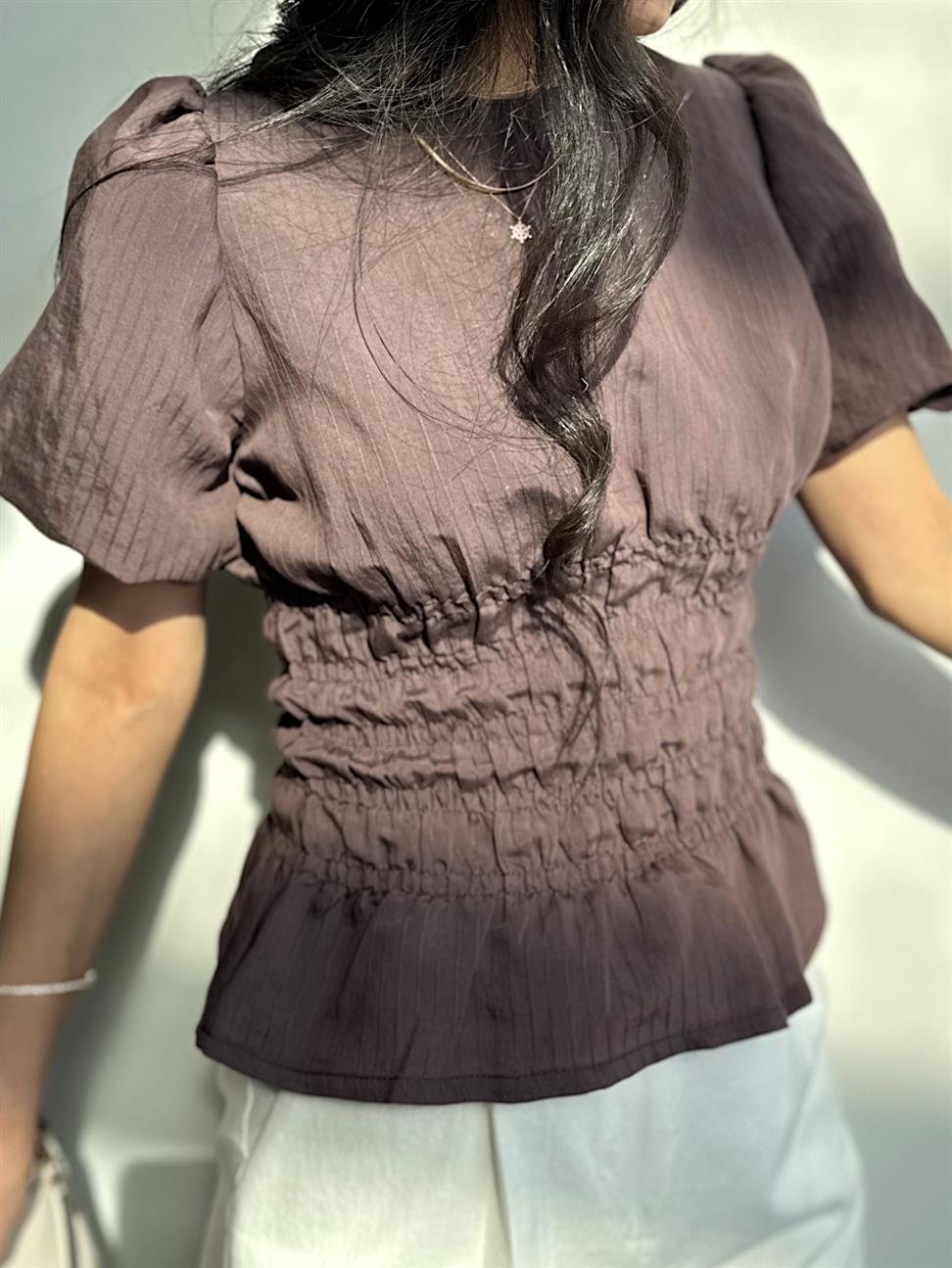 Premium Kalite Beli Gipeli Tensel Kumaş Kahve