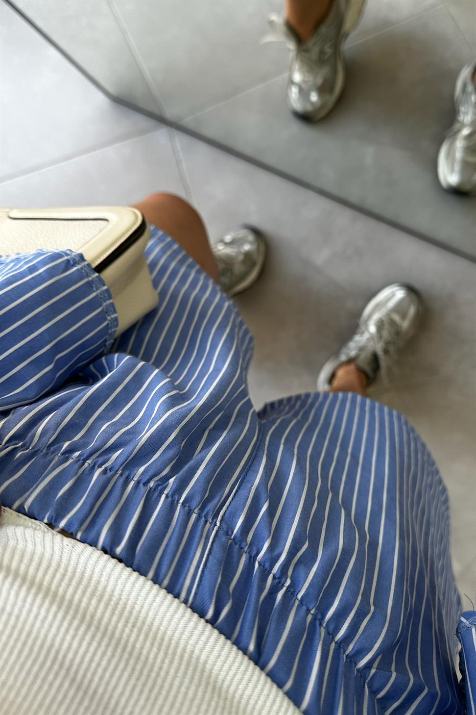 Premium Kalite İkili Şort Takım Mavi