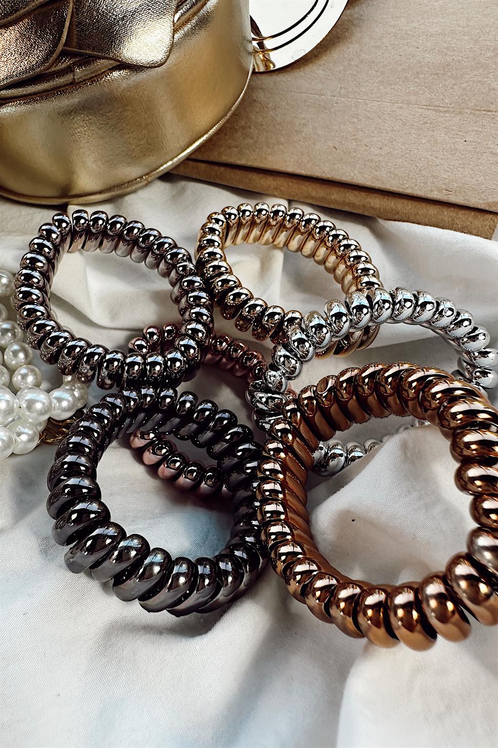 Premium Kalite Spiral Lastik Toka Antrasit