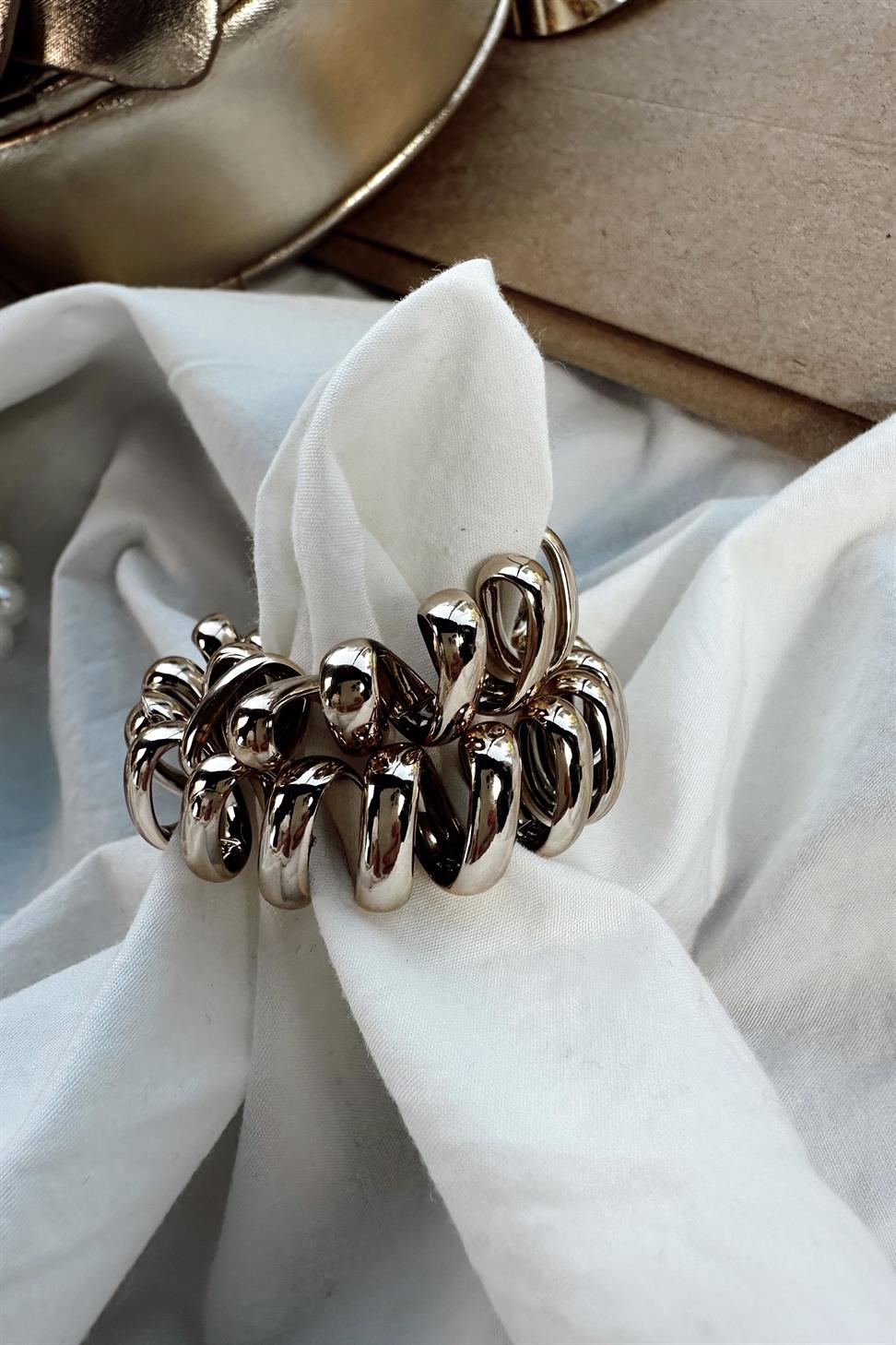 Premium Kalite Spiral Lastik Toka Gold