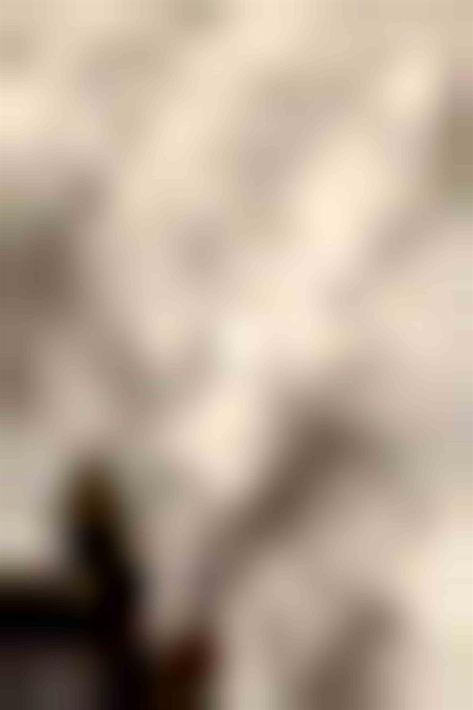 Premium Seri Leopar Desen Straight Jean Pantolon Siyah