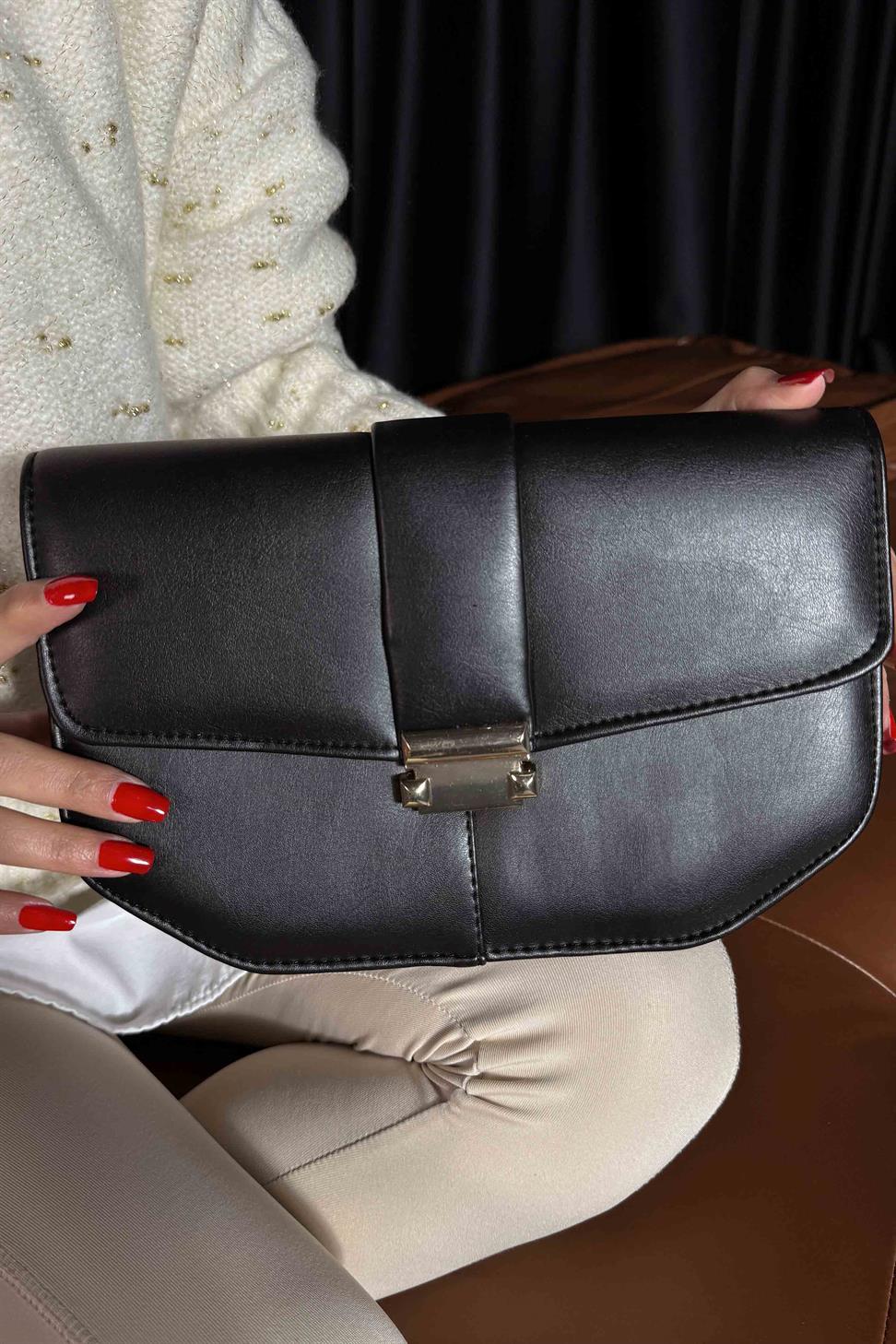 Roma Model El Ve Kadın Omuz Çantası Siyah