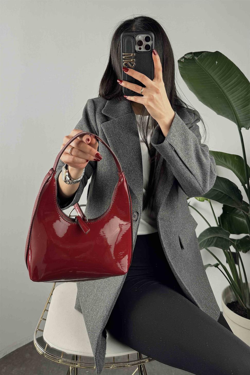 Rugan Cherry Çanta Bordo