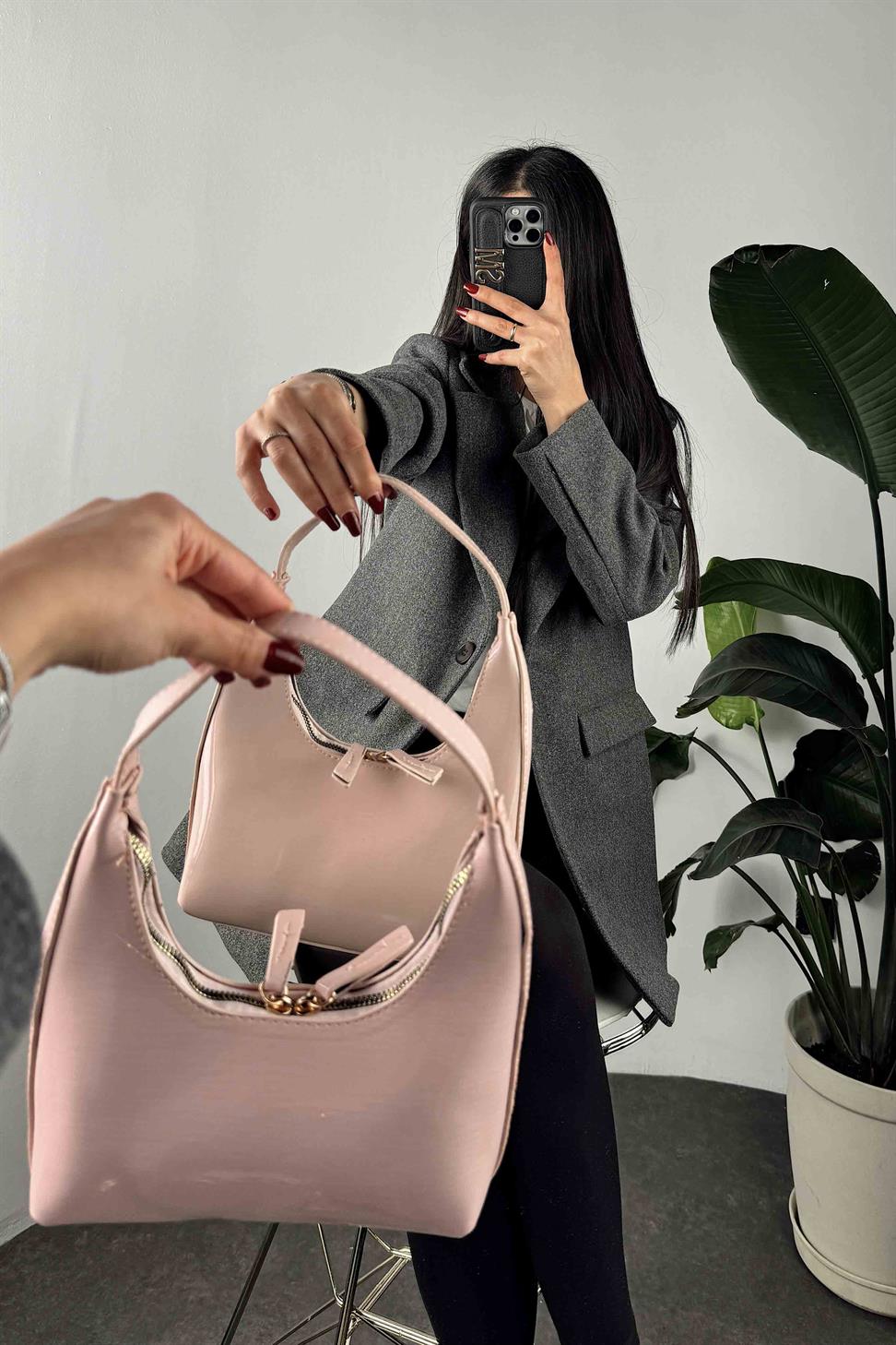 Rugan Cherry Çanta Pembe