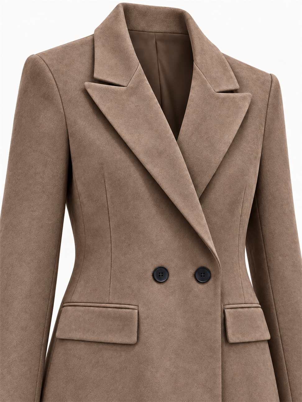 Vizon Süet Blazer Ceket