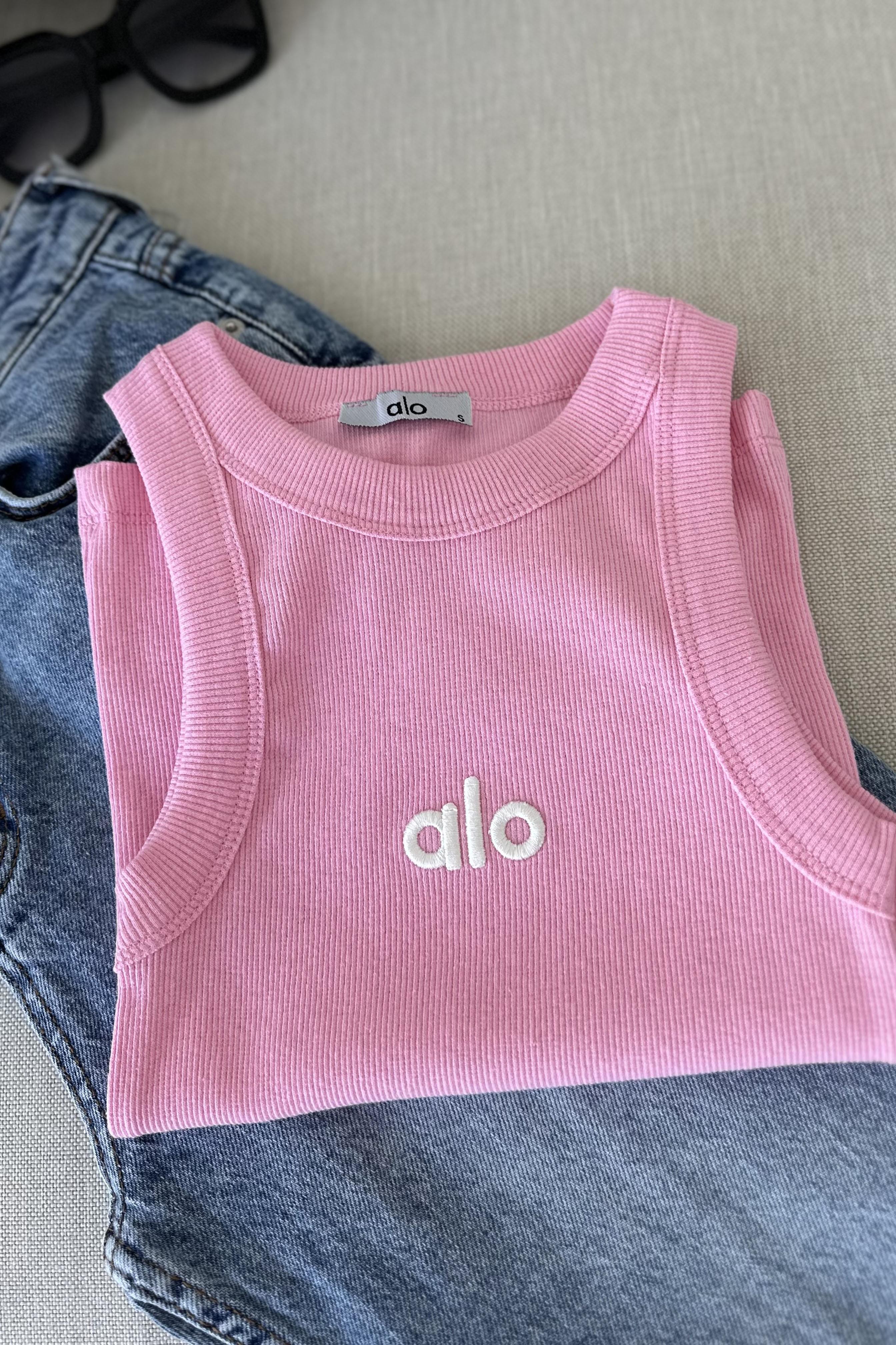 Marka Muadil Halter Yaka Fitilli Bluz Pembe