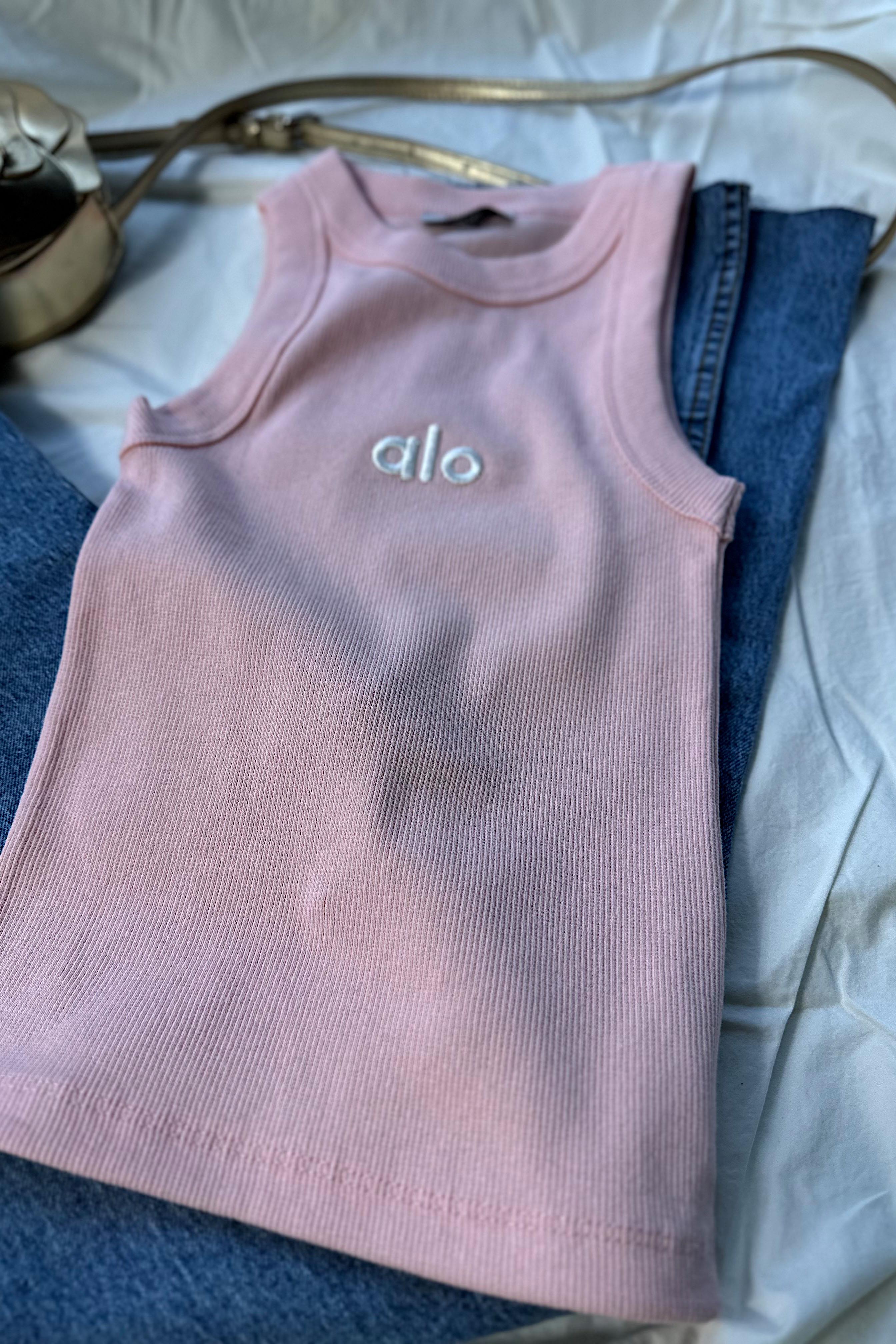 Marka Muadil Halter Yaka Fitilli Bluz Pudra