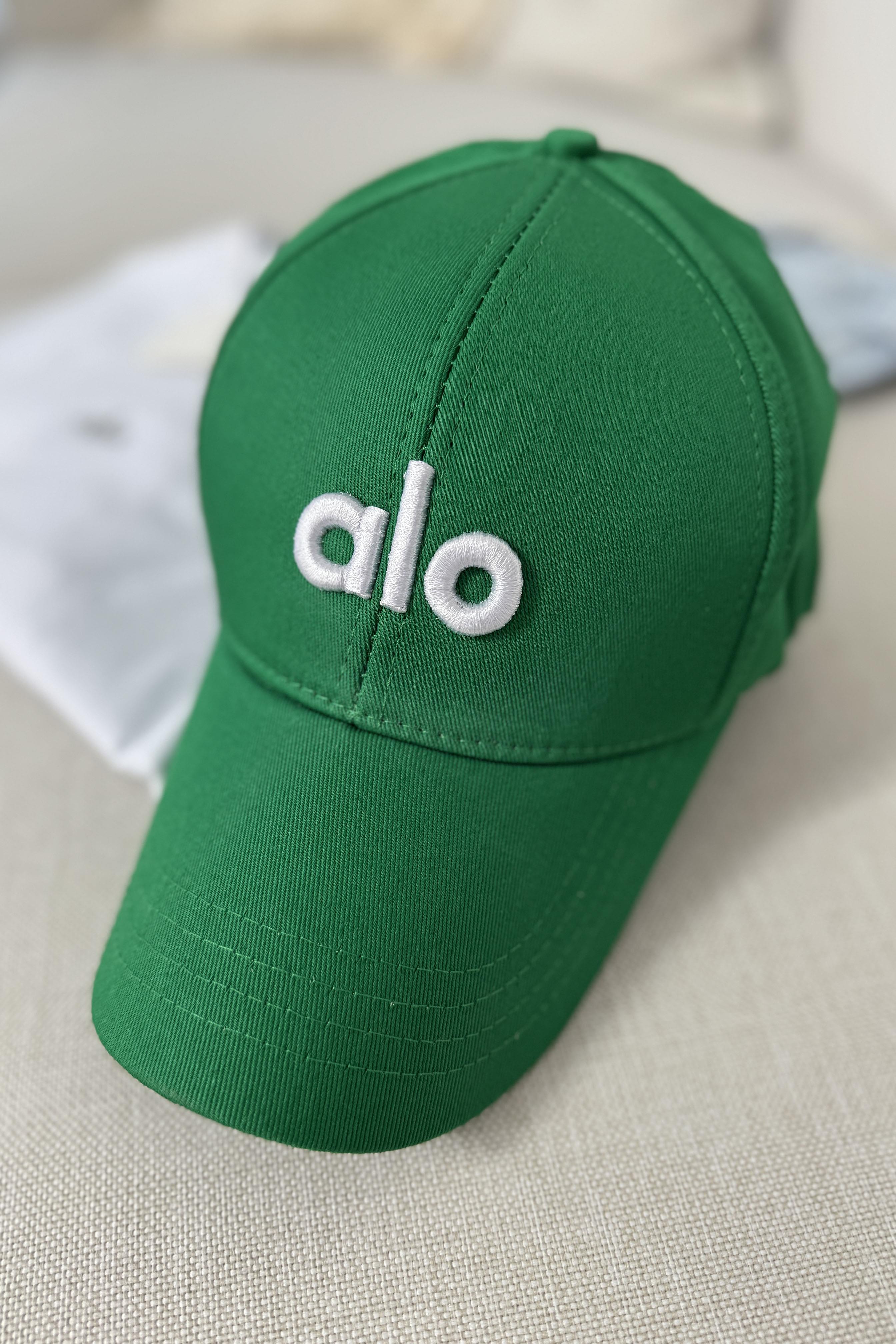 Marka Muadil Logo Baskılı Unisex Spor Şapka Yeşil