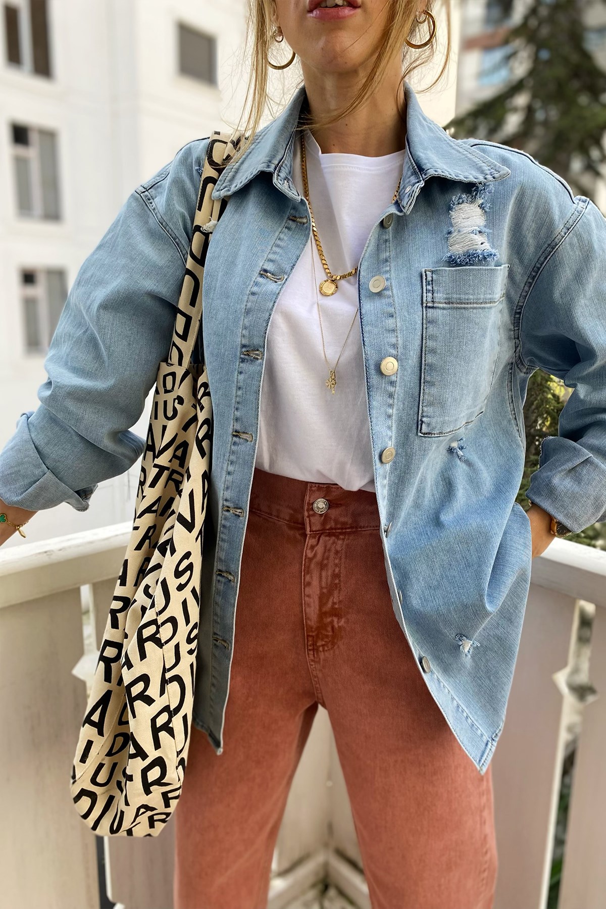 Mavi Tasarım Jean Denim Lyana Ceket · 8