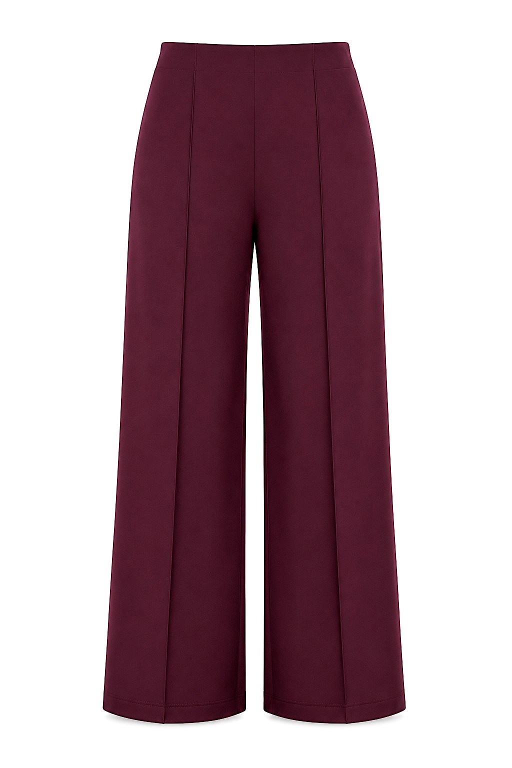 Nova Basic Palazzo Pantolon Bordo