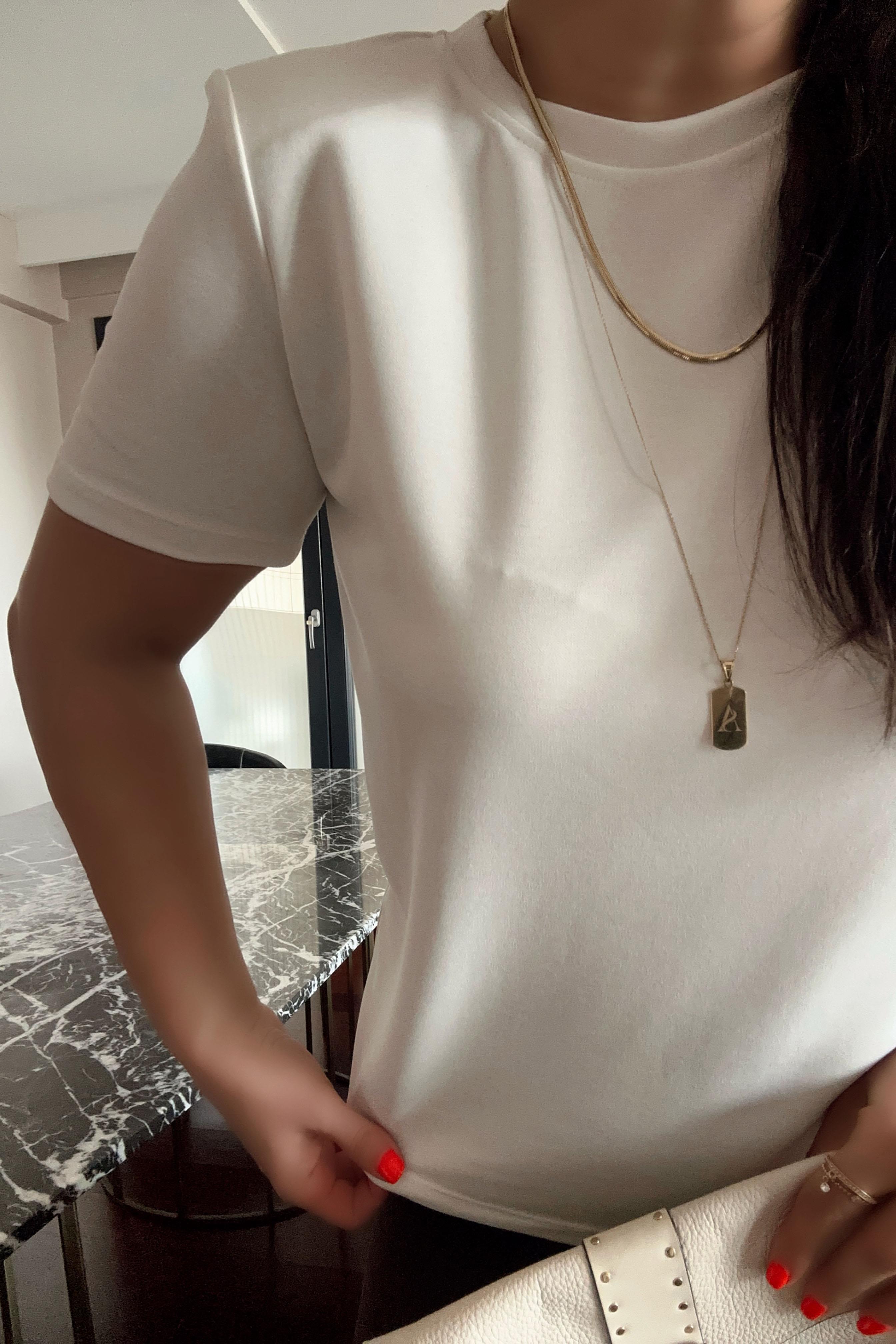 Oysh Modal Kumaş Vatkalı Basic Ekru