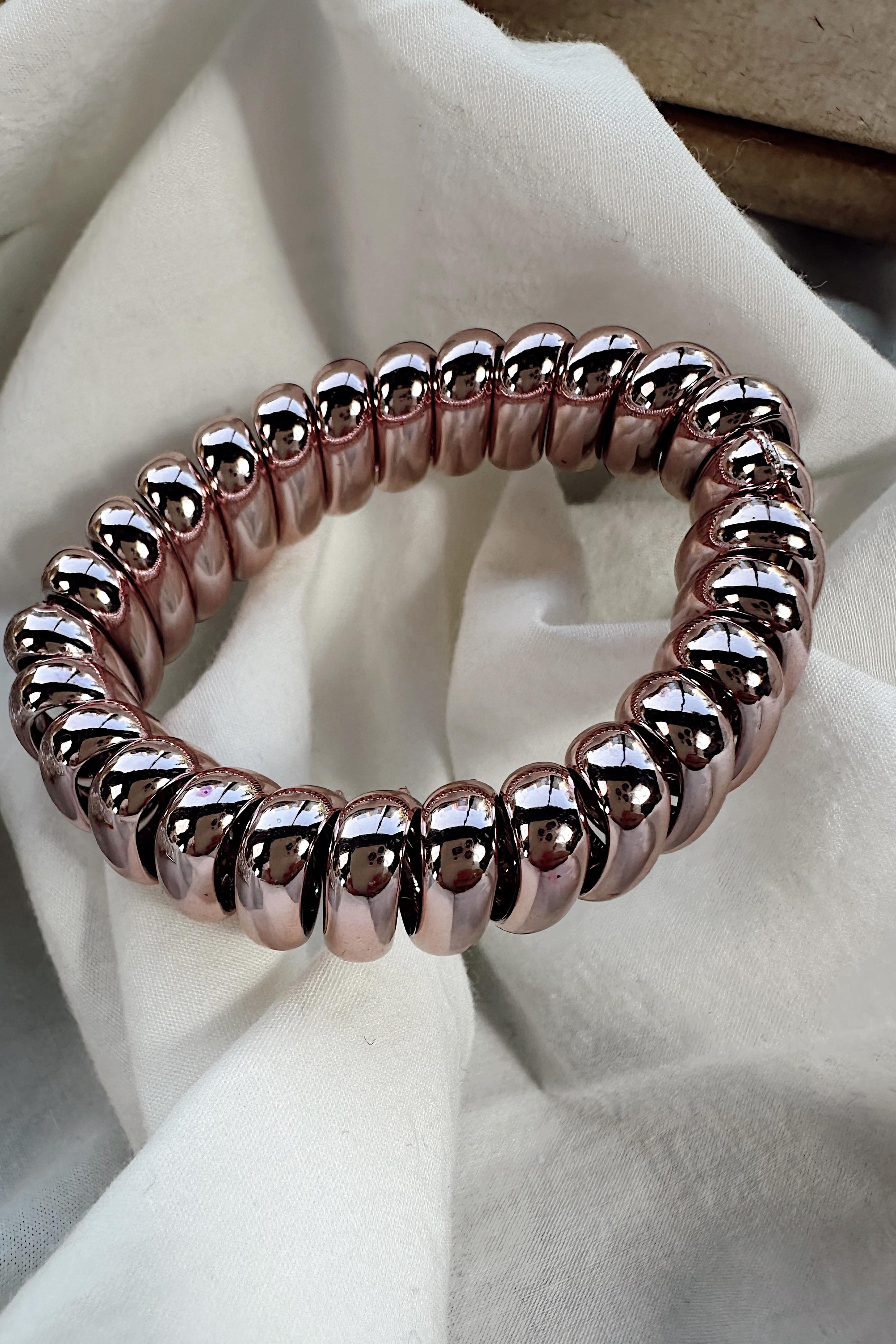 Premium Kalite Spiral Lastik Toka Pembe