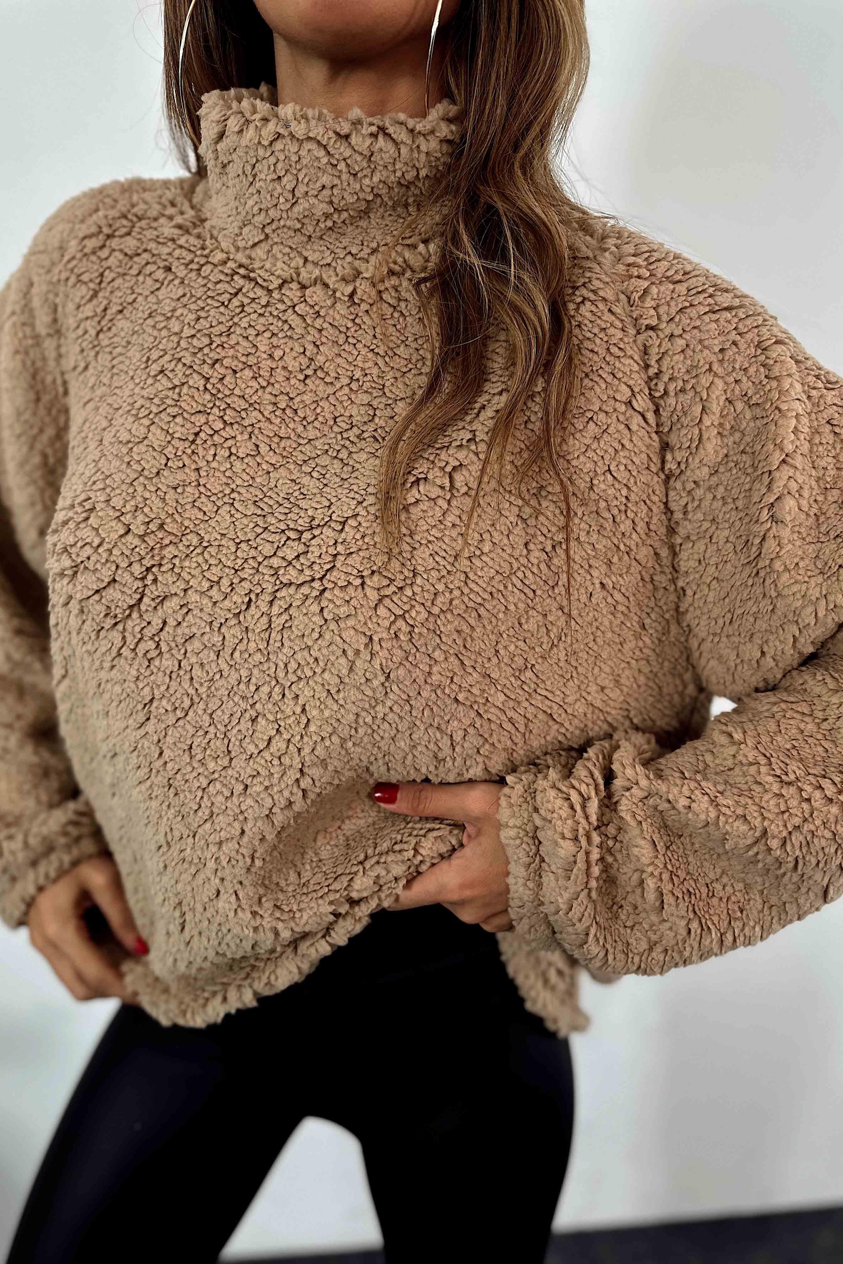 Teddy Polar Sweat Camel