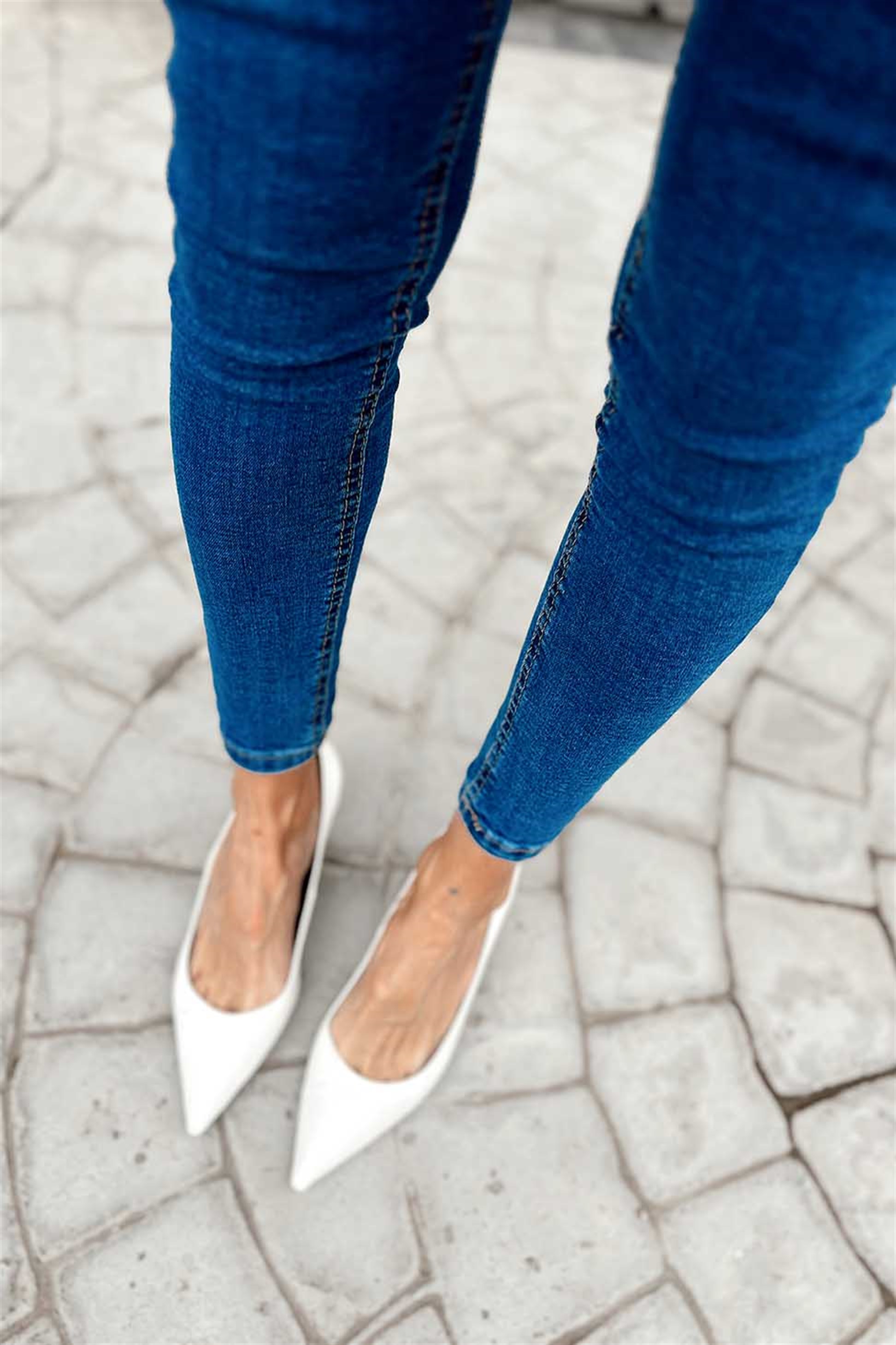 Ultra Yüksek Bel Likralı Skinny Jean Mavi · 6