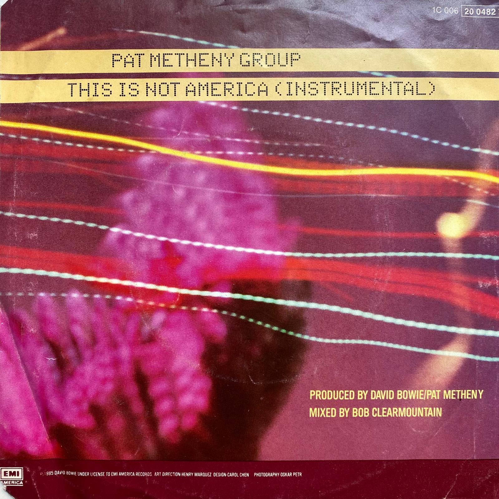 DAVID BOWIE / PAT METHENY GROUP - THIS IS NOT AMERICA