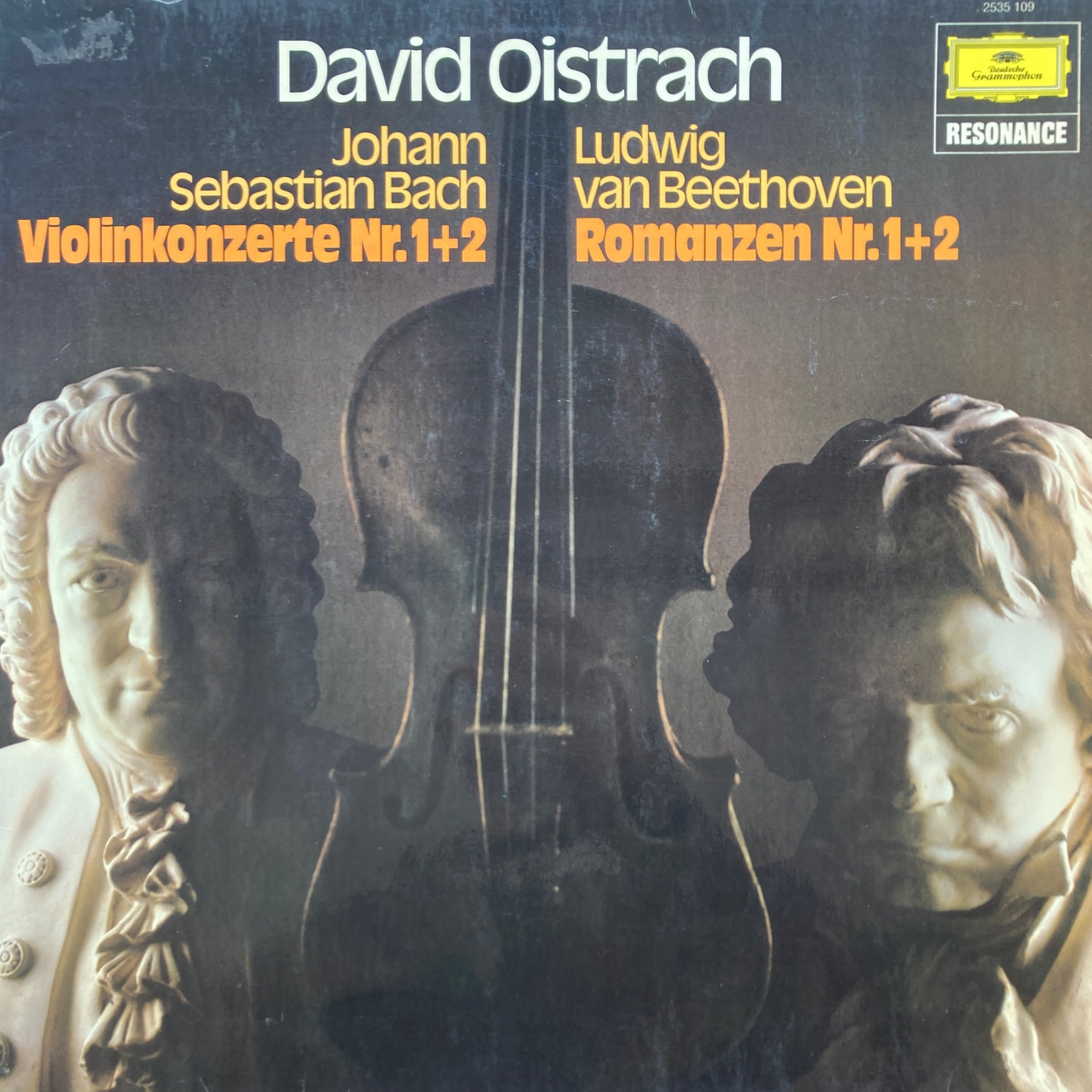 DAVID OISTRACH - JOHANN SEBASTIAN BACH / LUDWIG VAN BEETHOVEN – VIOLINKONZERTE NR. 1+2 / ROMANZEN NR. 1+2