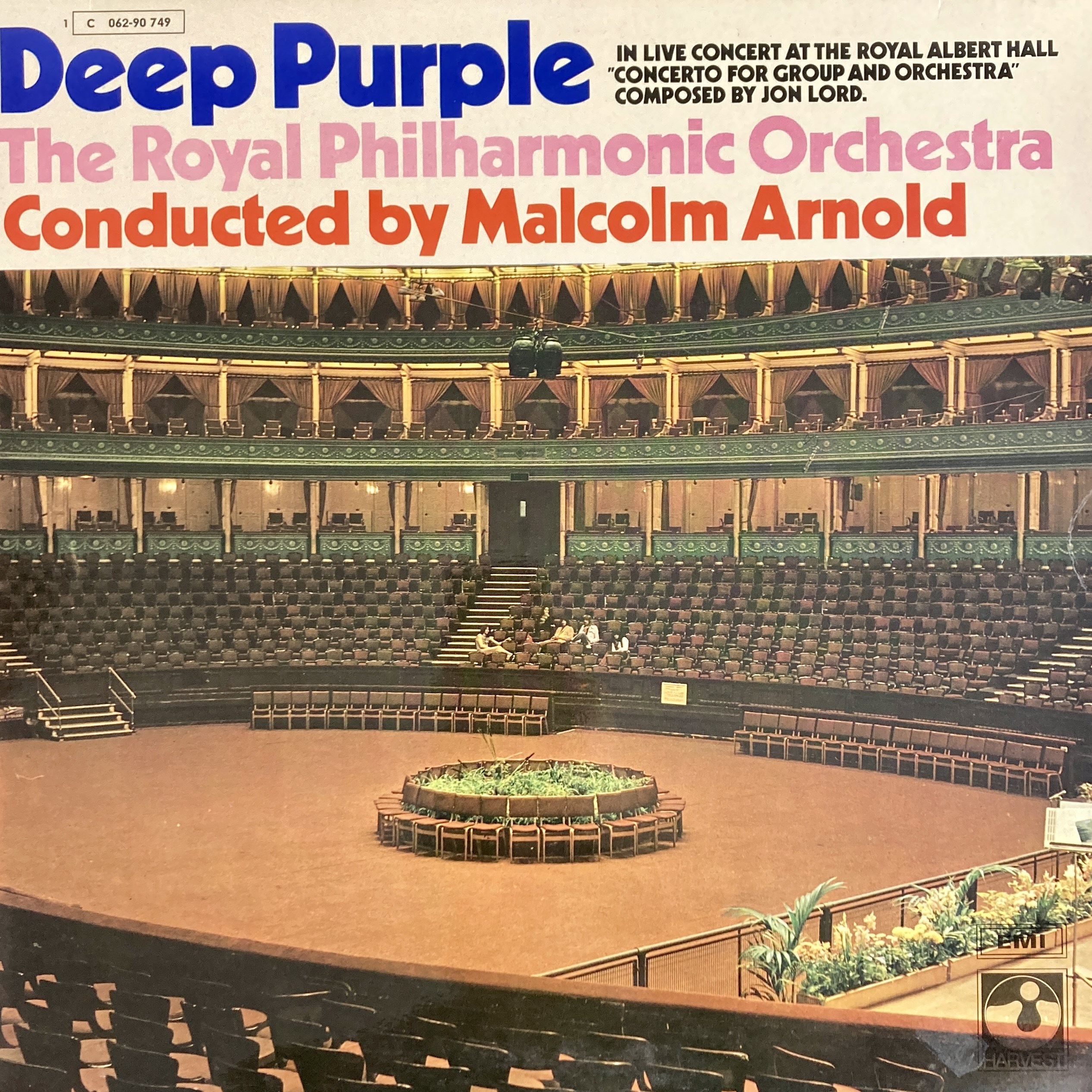 DEEP PURPLE , THE ROYAL PHILHARMONIC ORCHESTRA CONDUCTED BY MALCOLM ARNOLD - CONCERTO FOR GROUP AND ORCHESTRA