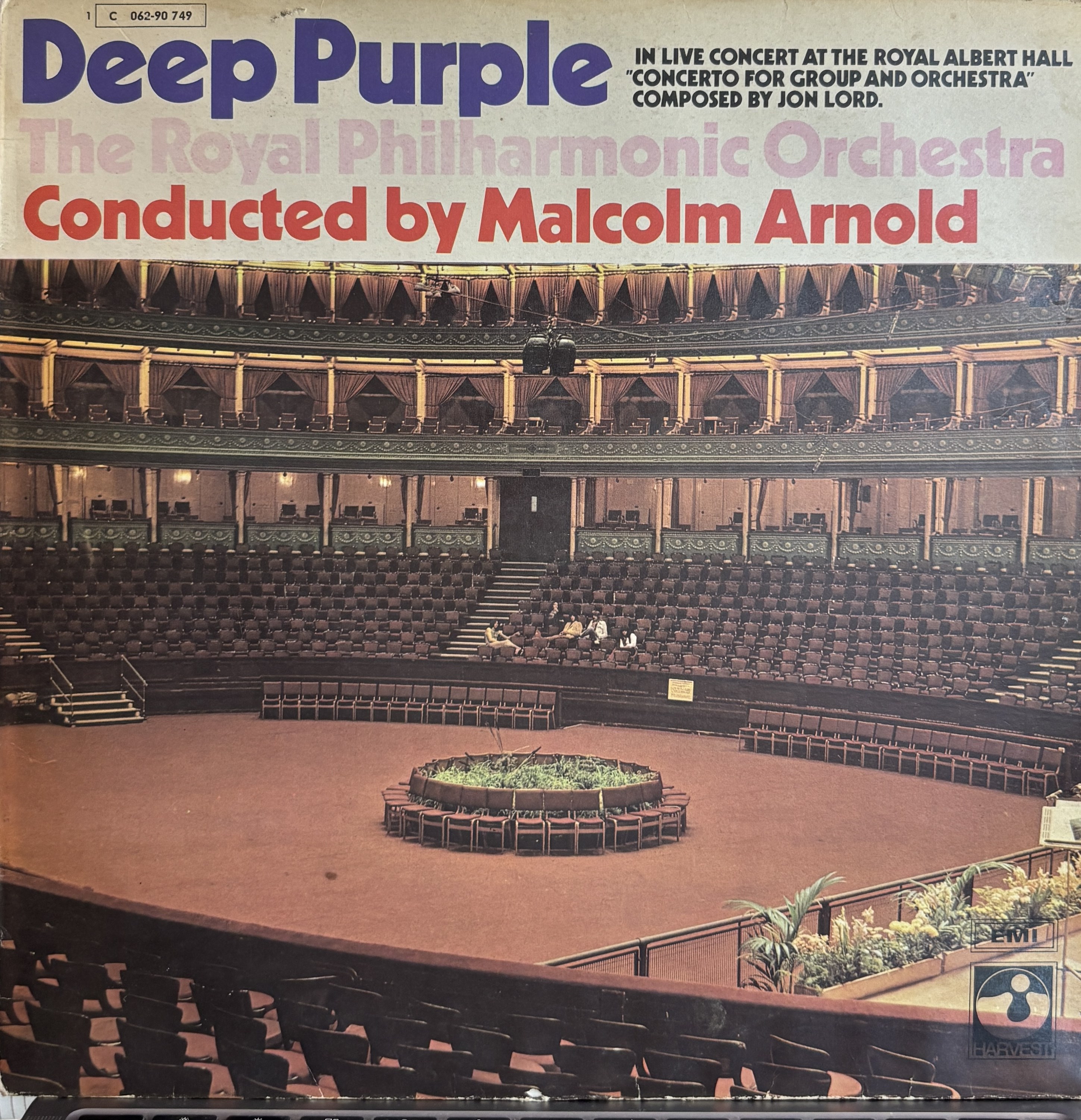 DEEP PURPLE , THE ROYAL PHILHARMONIC ORCHESTRA CONDUCTED BY MALCOLM ARNOLD - CONCERTO FOR GROUP AND ORCHESTRA