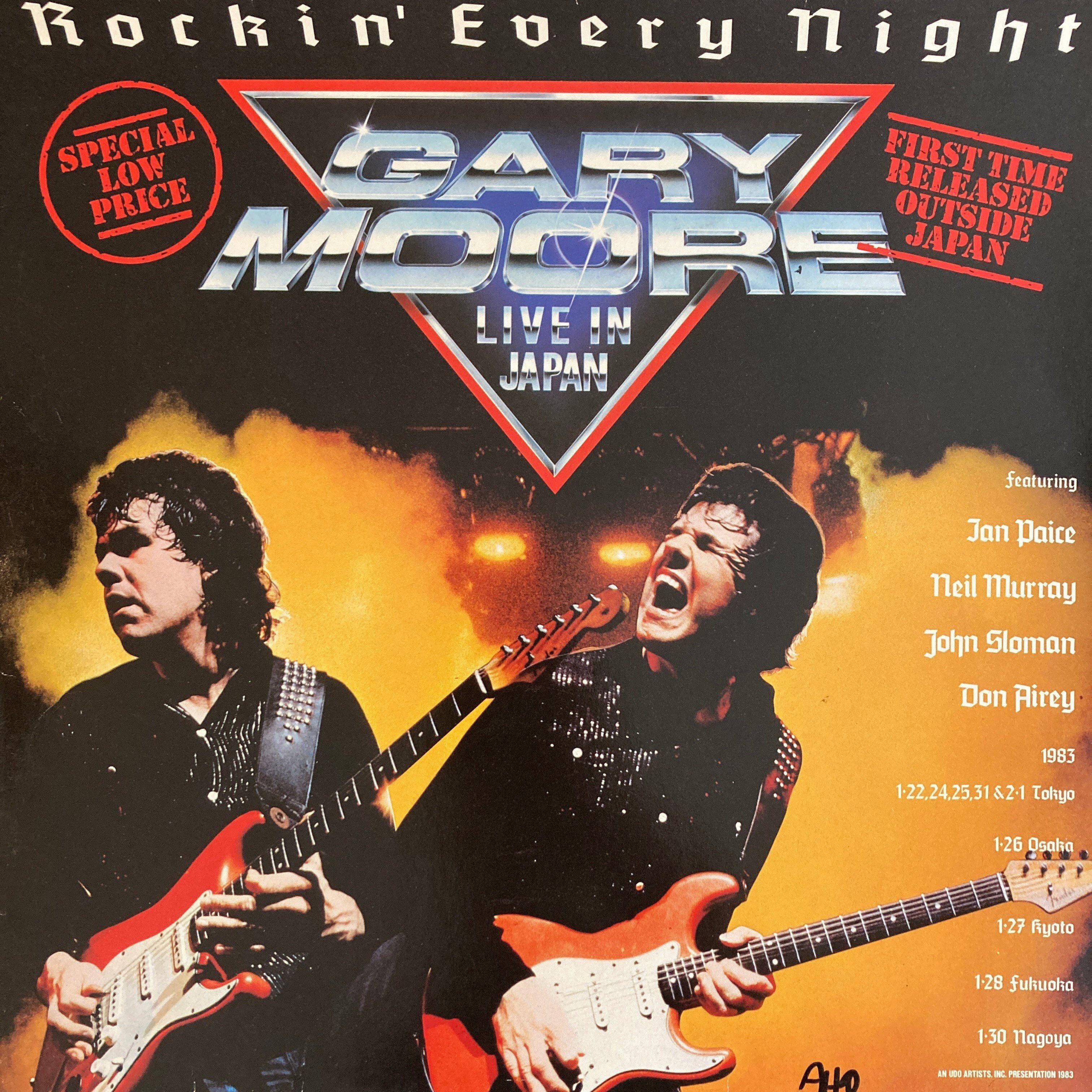 GARY MOORE – ROCKIN' EVERY NIGHT - LIVE IN JAPAN