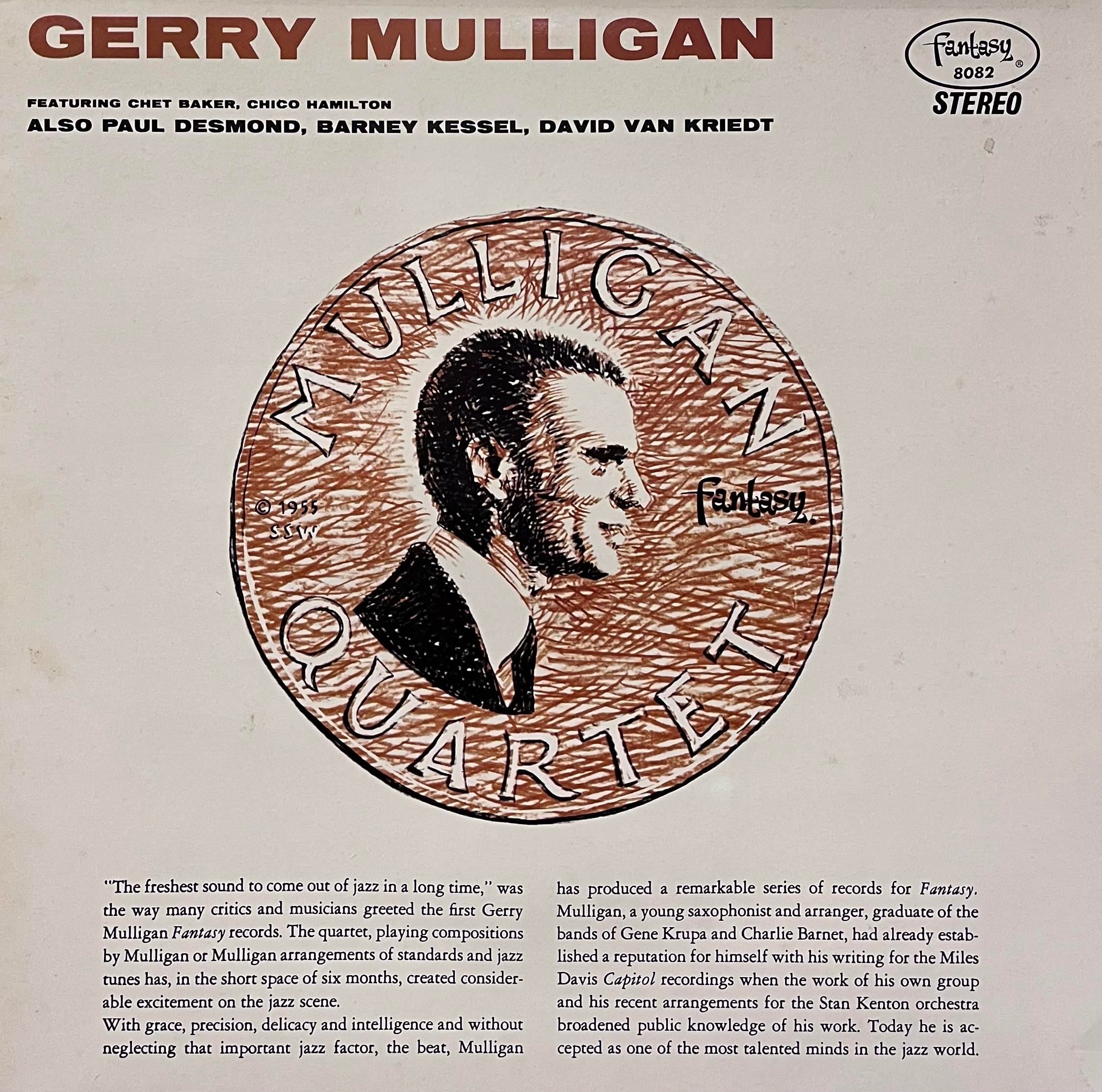 GERRY MULLIGAN , MULLIGAN QUARTET  - GERRY MULLIGAN , PAUL DESMOND 