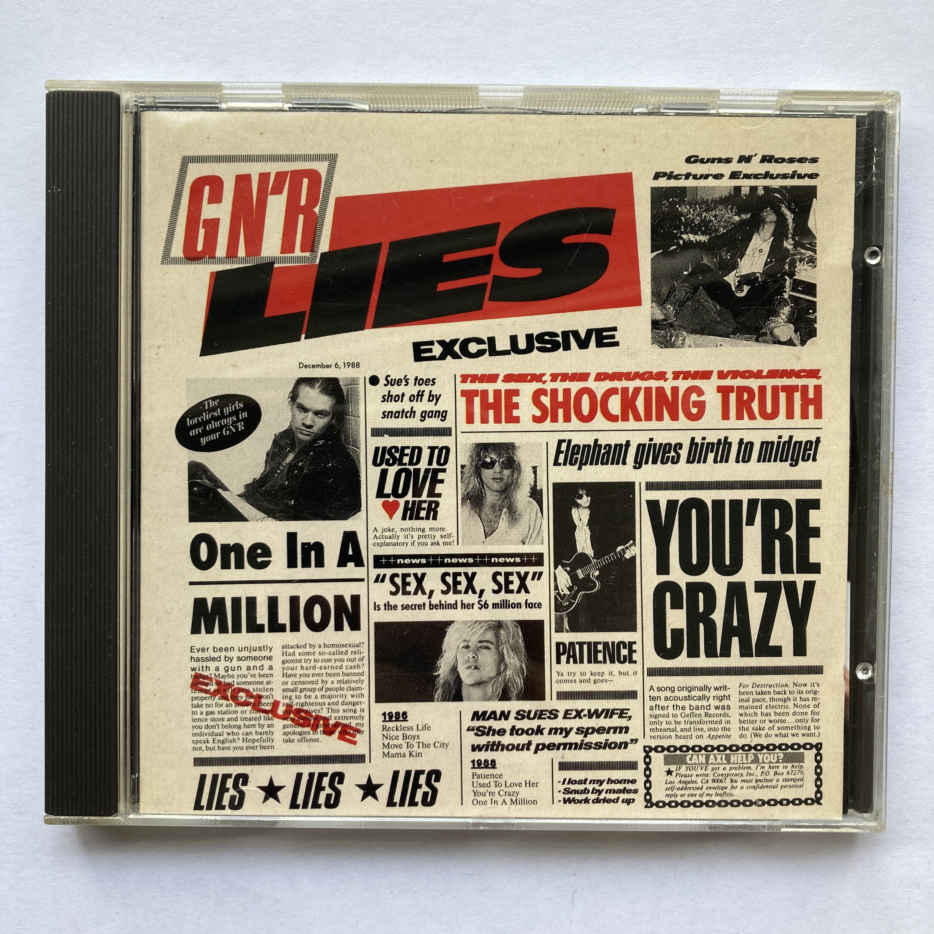 GUNS N' ROSES – G N' R LIES