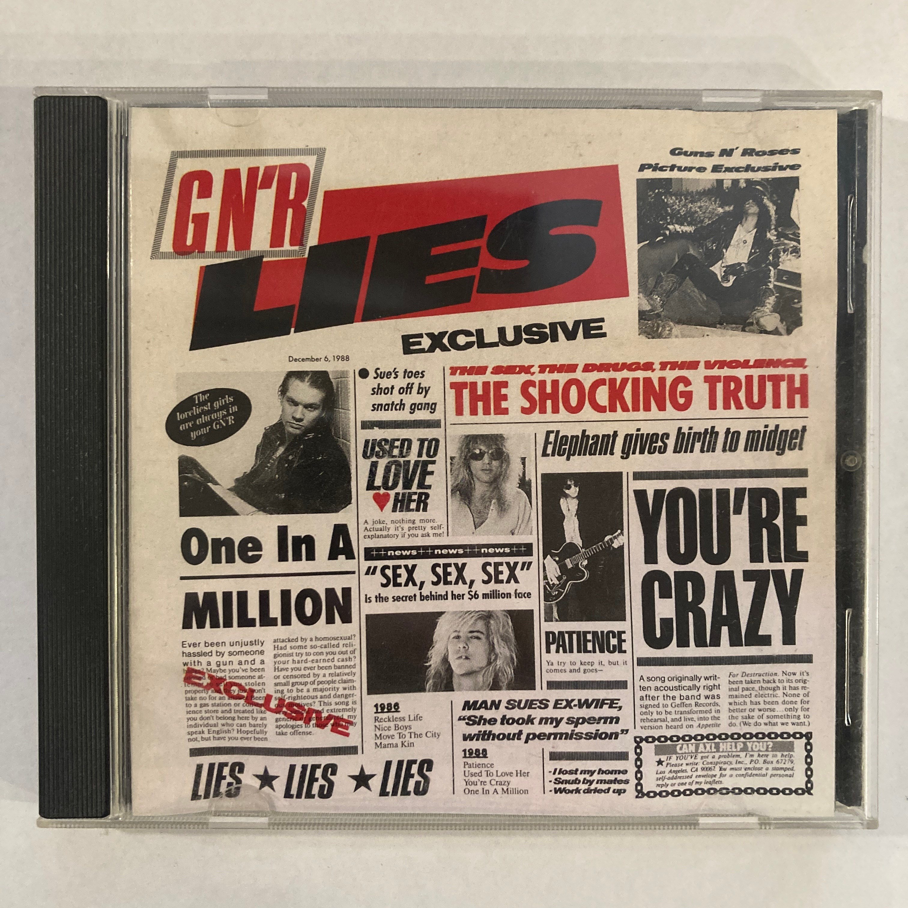 GUNS N' ROSES – G N' R LIES