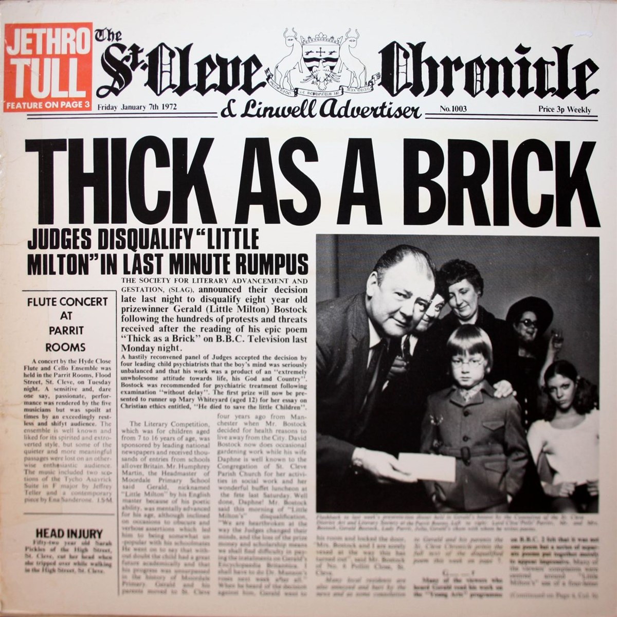 JETHRO TULL - THICK AS A BRICK