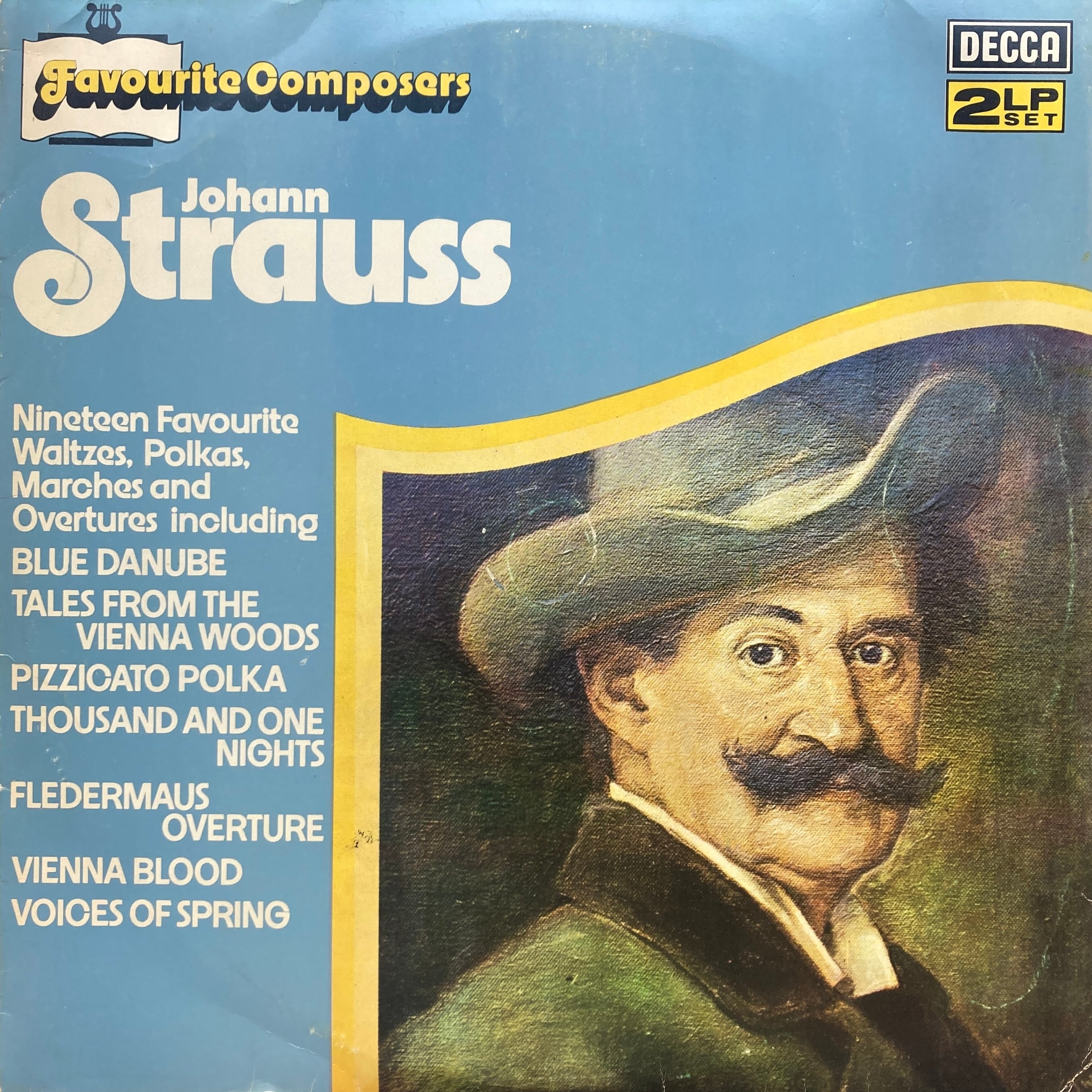 JOHANN STRAUSS, VIENNA PHILHARMONIC ORCHESTRA, WILLI BOSKOVSKY – FAVOURITE COMPOSERS : JOHANN STRAUSS