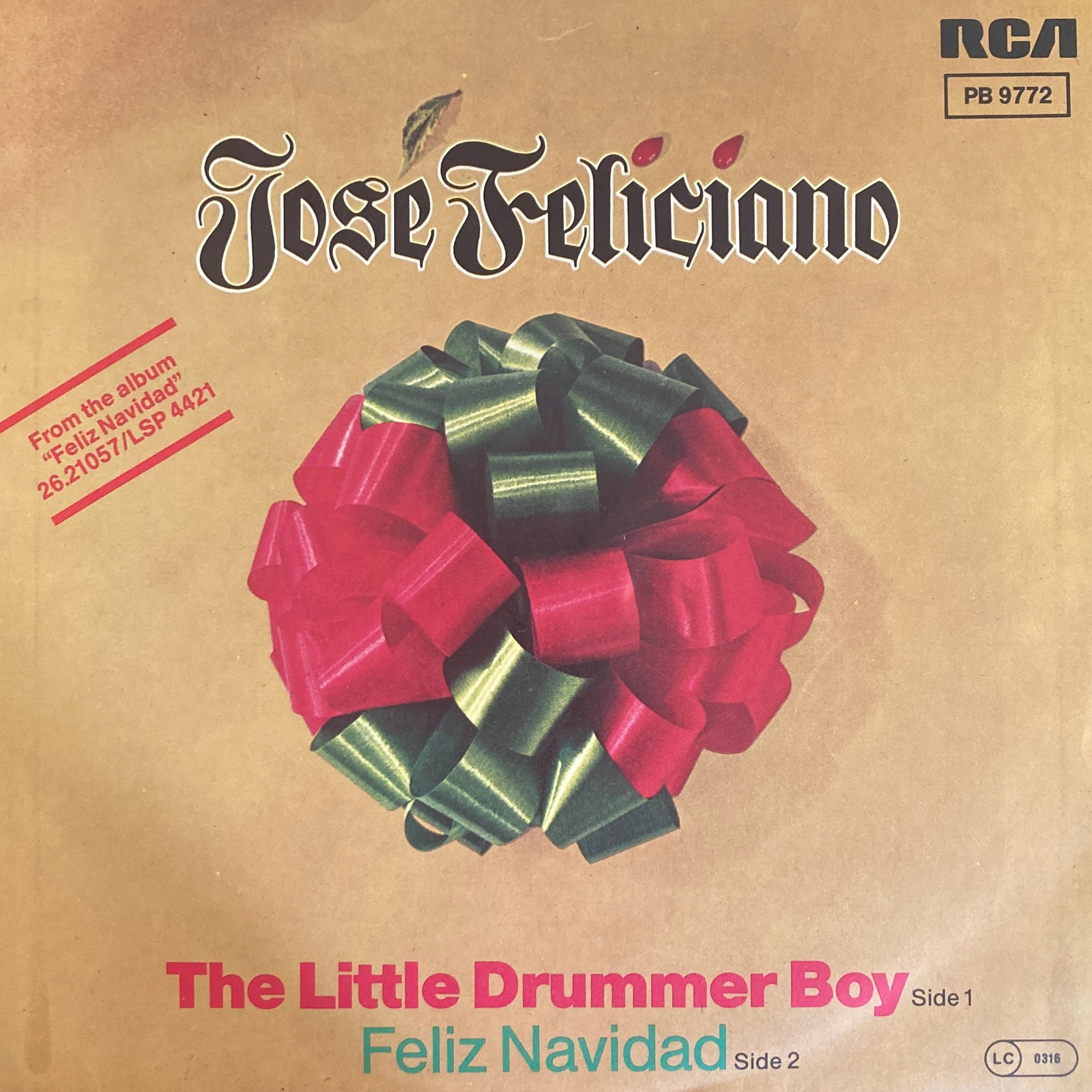 JOSÉ FELICIANO – THE LITTLE DRUMMER BOY