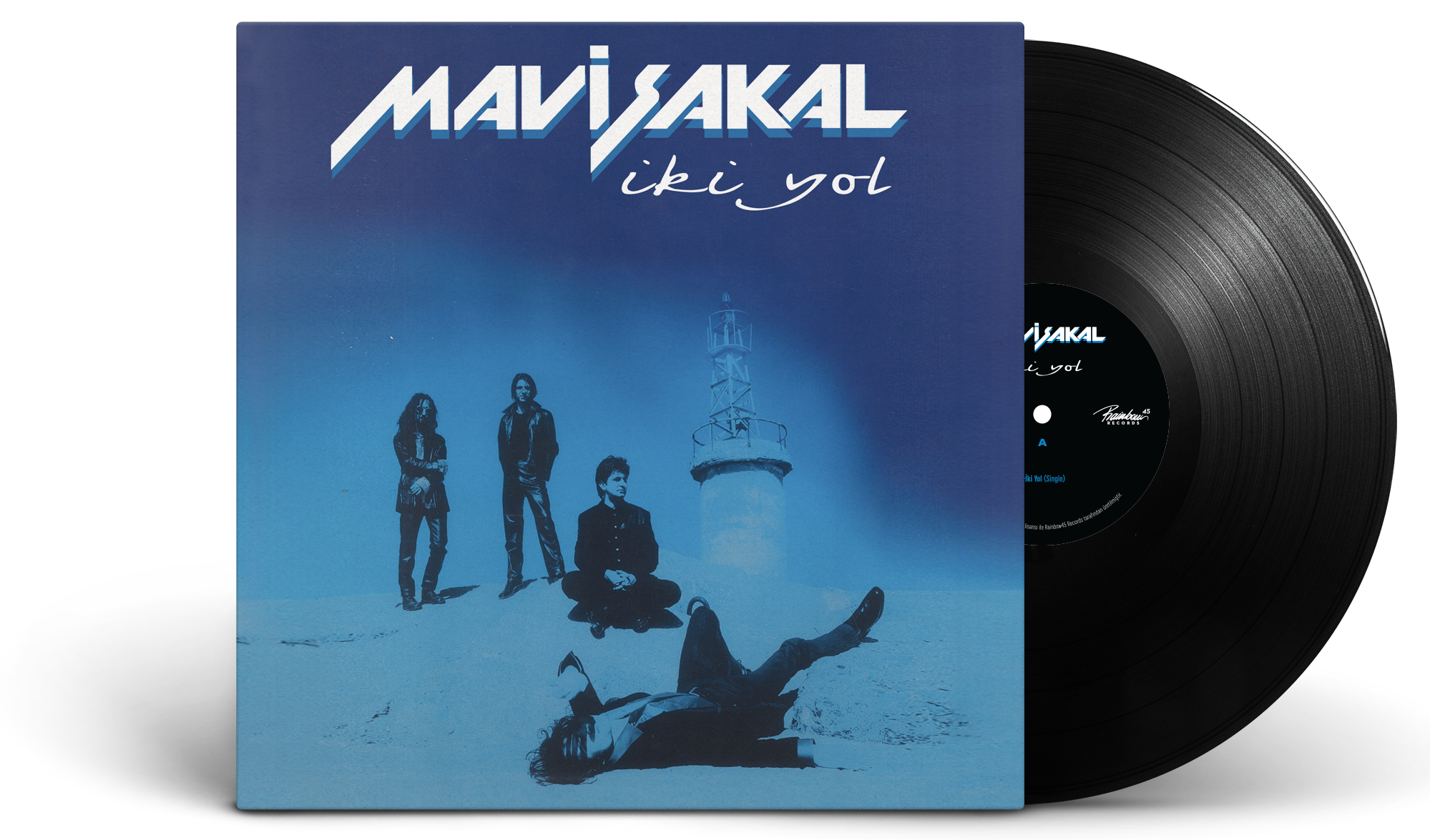 MAVİ SAKAL – İKİ YOL 45 RPM EP SİYAH