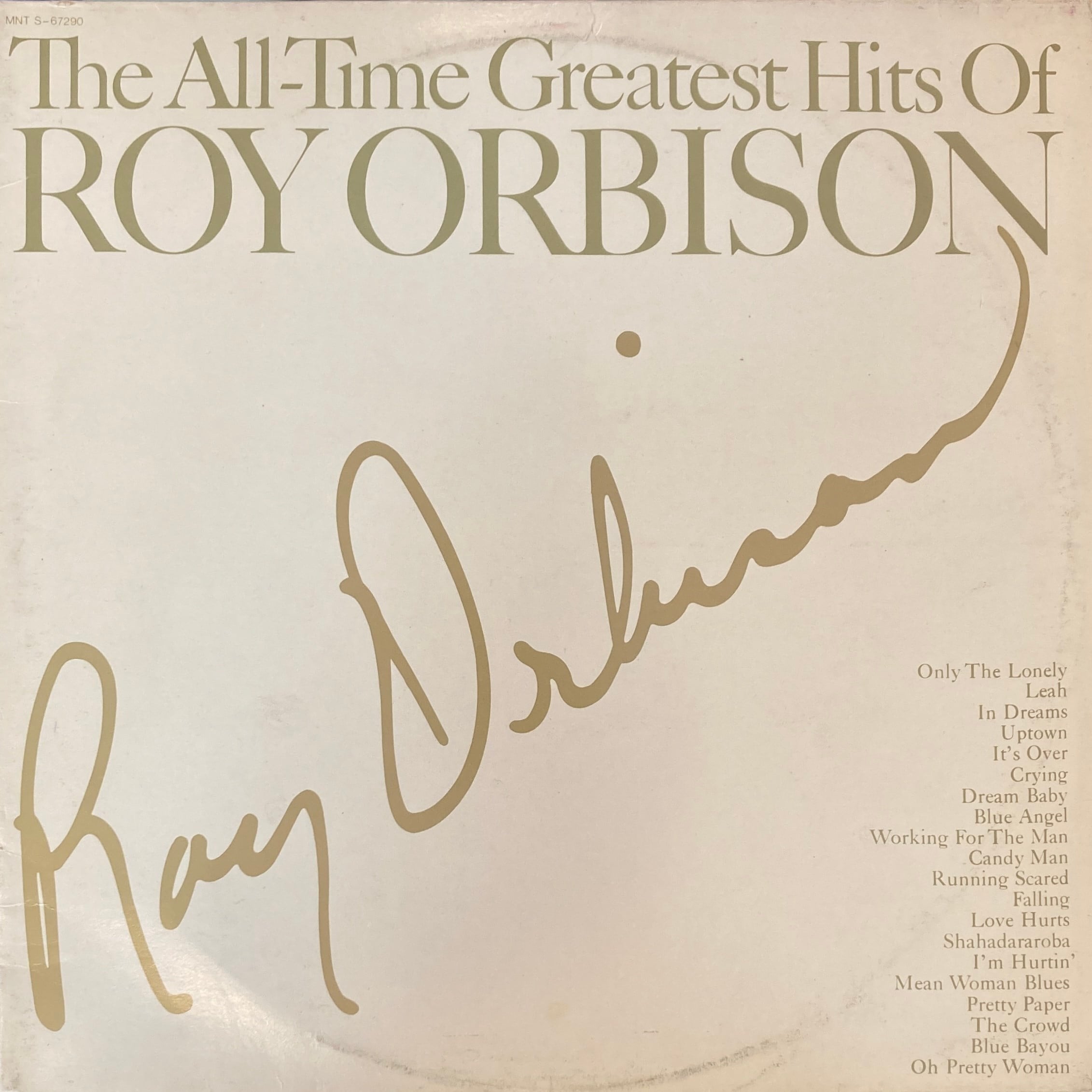 ROY ORBISON – THE ALL-TIME GREATEST HITS OF ROY ORBISON